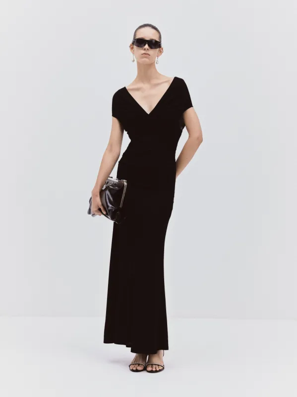Essoria Dress in Black sold by Ninety Percent