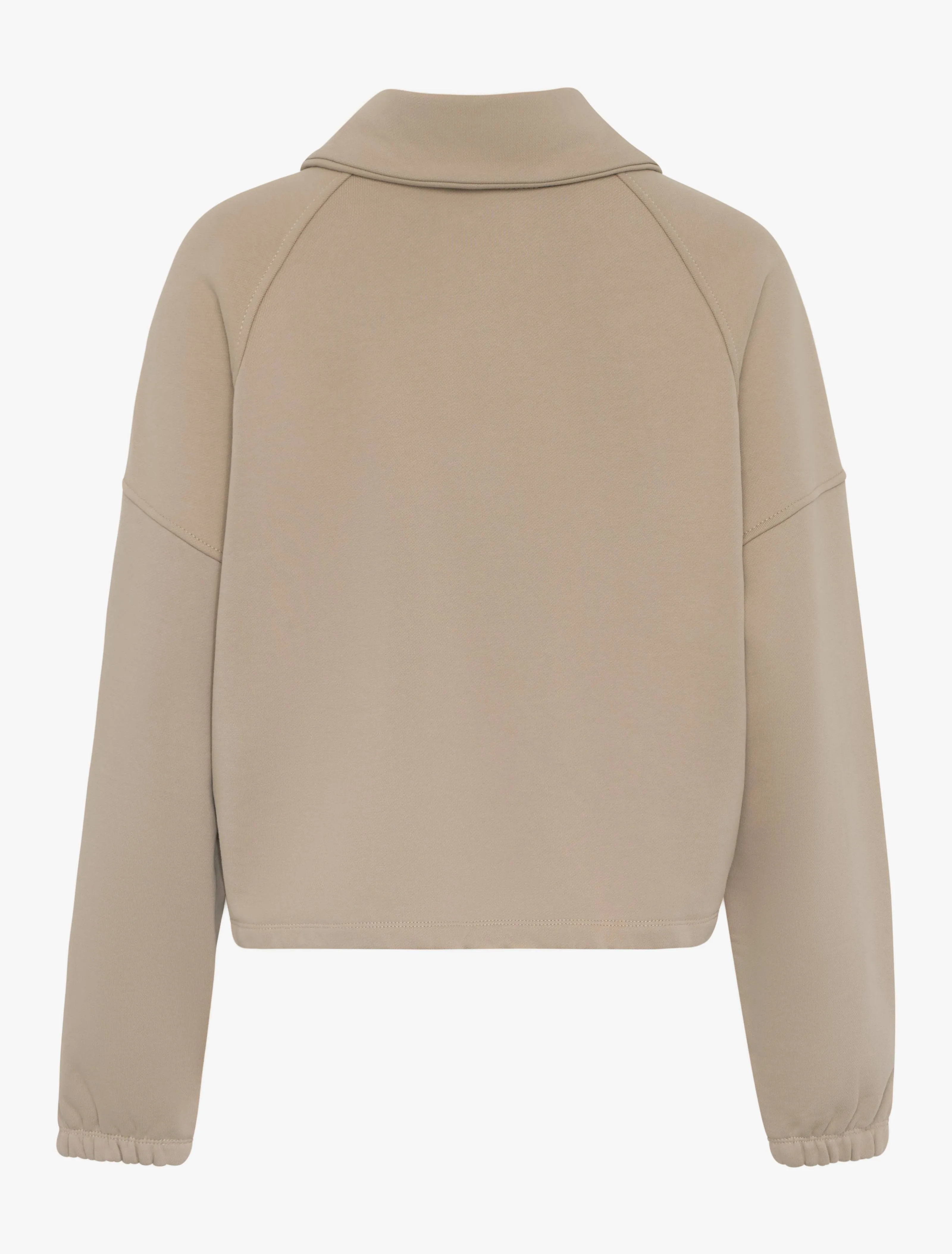 Classic Half Zip Sweatshirt in Taupe sold by Ninety Percent product image thumbnail 5