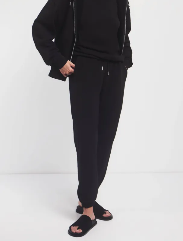 Signature Sweatpant in Black sold by Ninety Percent