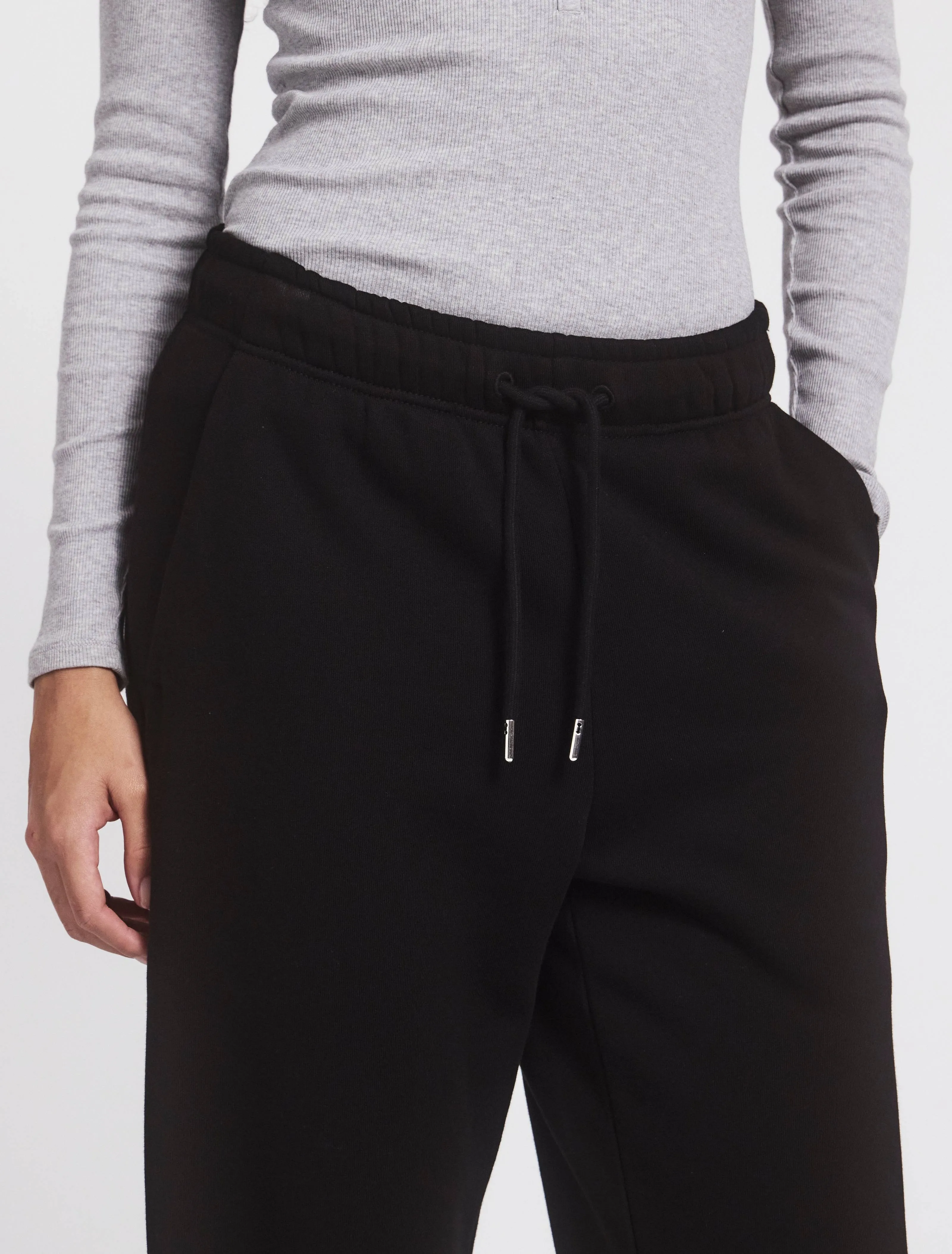 Straight Leg Sweatpant in Black sold by Ninety Percent product image thumbnail 3