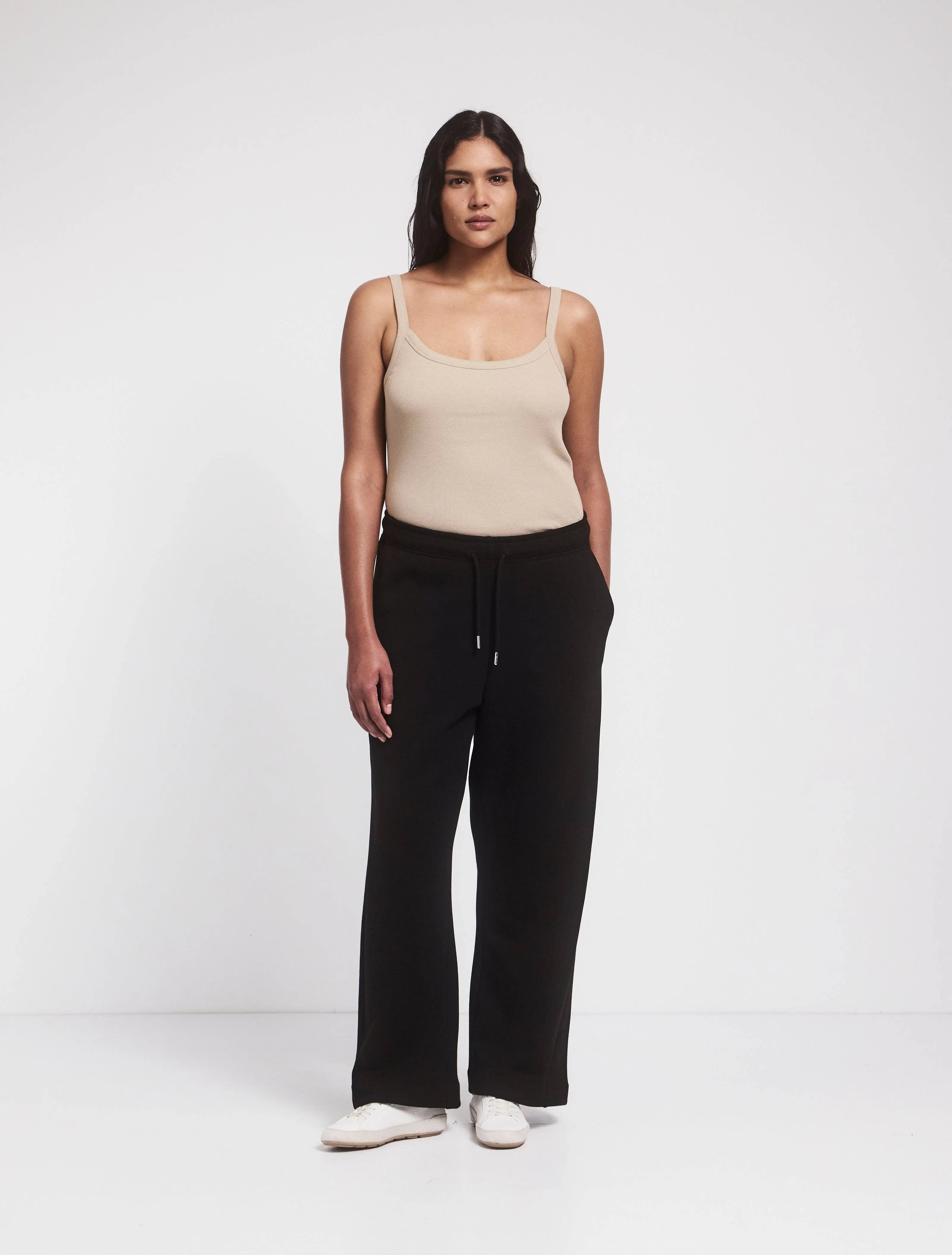 Straight Leg Sweatpant in Black sold by Ninety Percent product image thumbnail 4