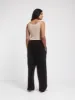 Signature Straight Leg Sweatpant in Black sold by Ninety Percent