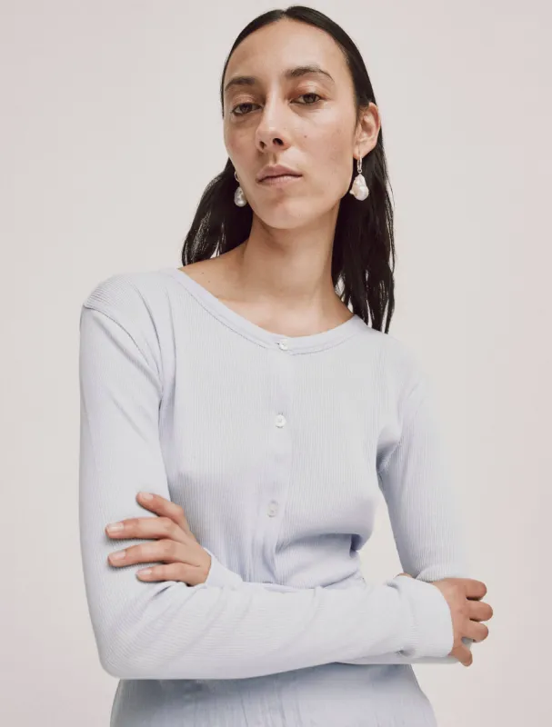 Kai Cardigan In Sky Blue sold by Ninety Percent