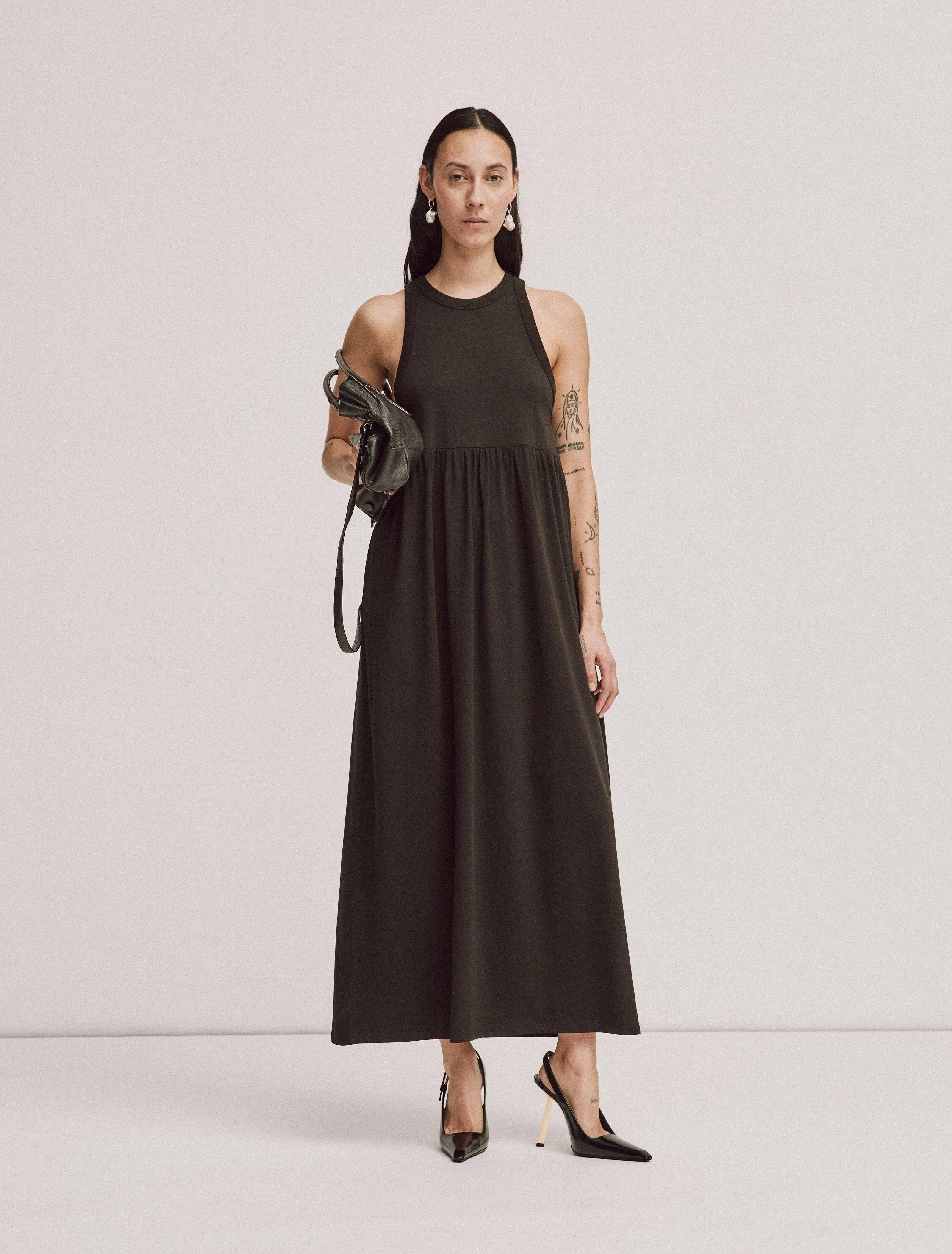 Sara Dress In Black sold by Ninety Percent