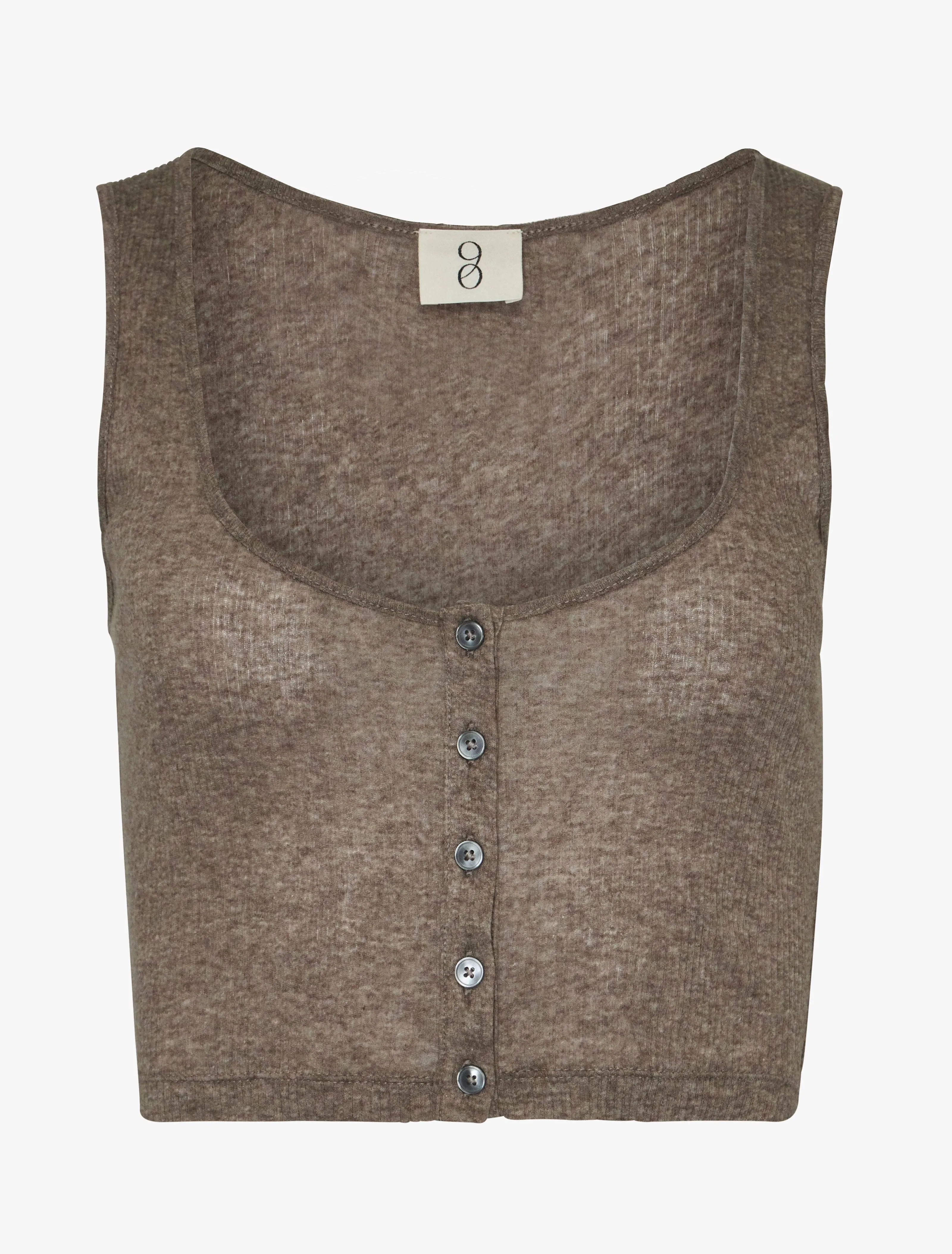 Haraki Top In Driftwood Melange sold by Ninety Percent product image thumbnail 4