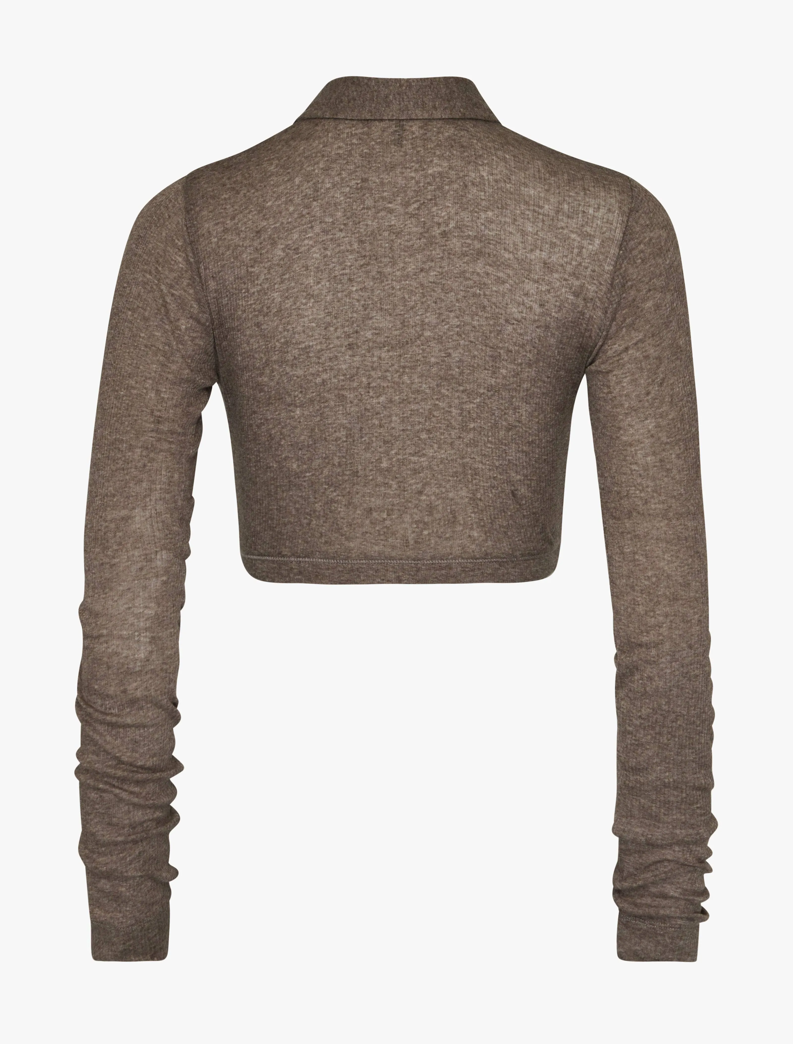 Beau Cardigan In Driftwood Melange sold by Ninety Percent product image thumbnail 5