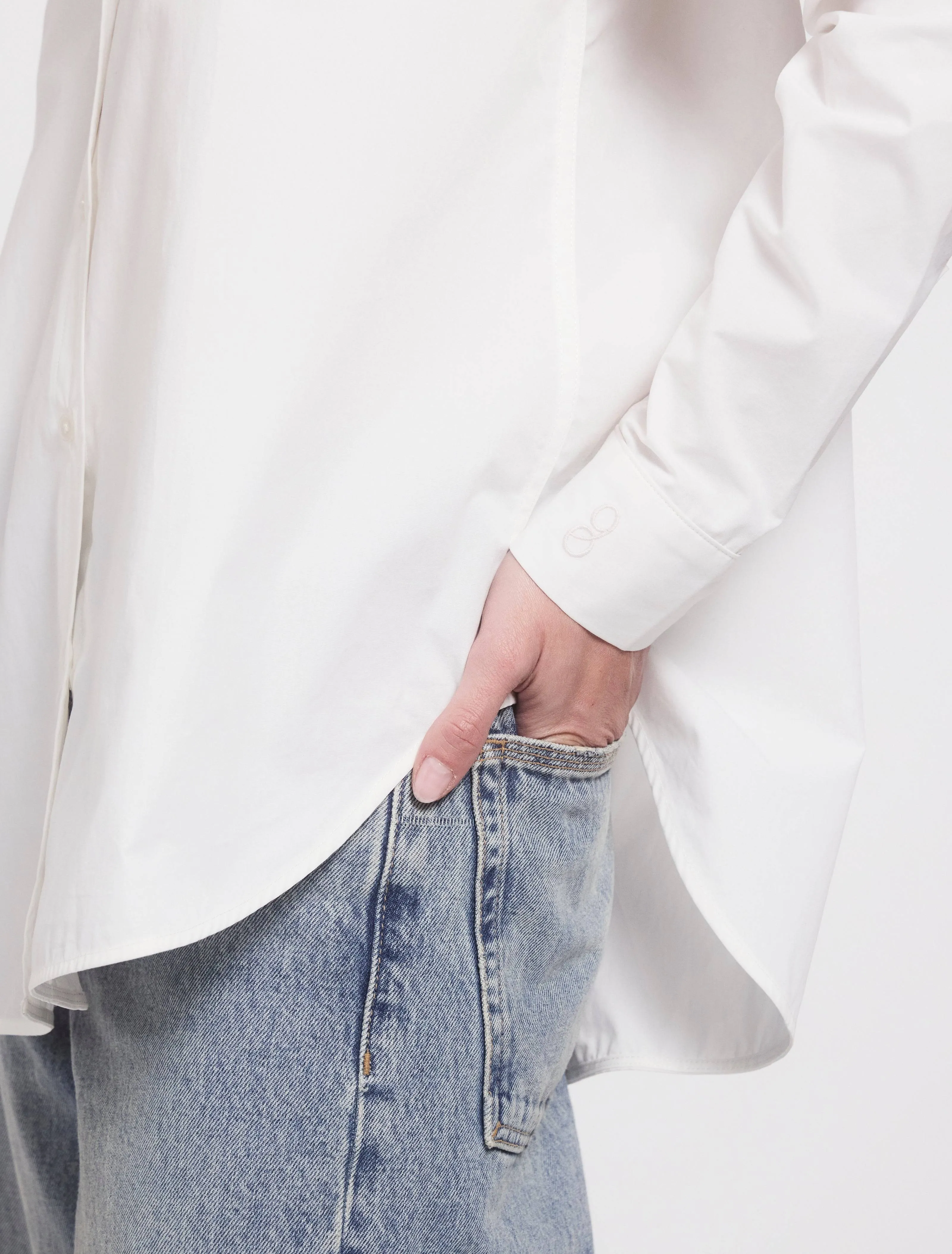 Wook Shirt In White sold by Ninety Percent product image thumbnail 3