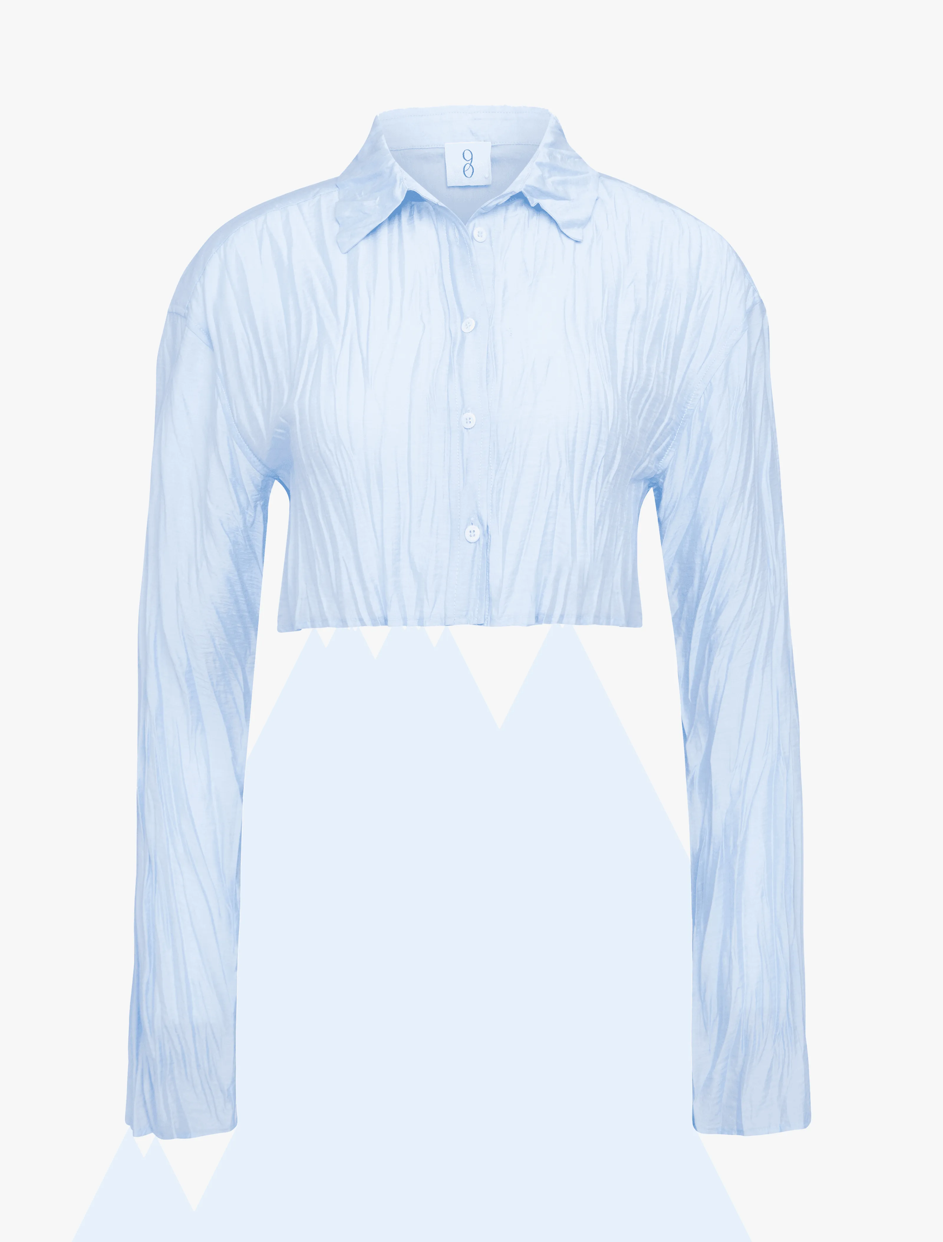 Qui Shirt In Sky Blue sold by Ninety Percent product image thumbnail 5