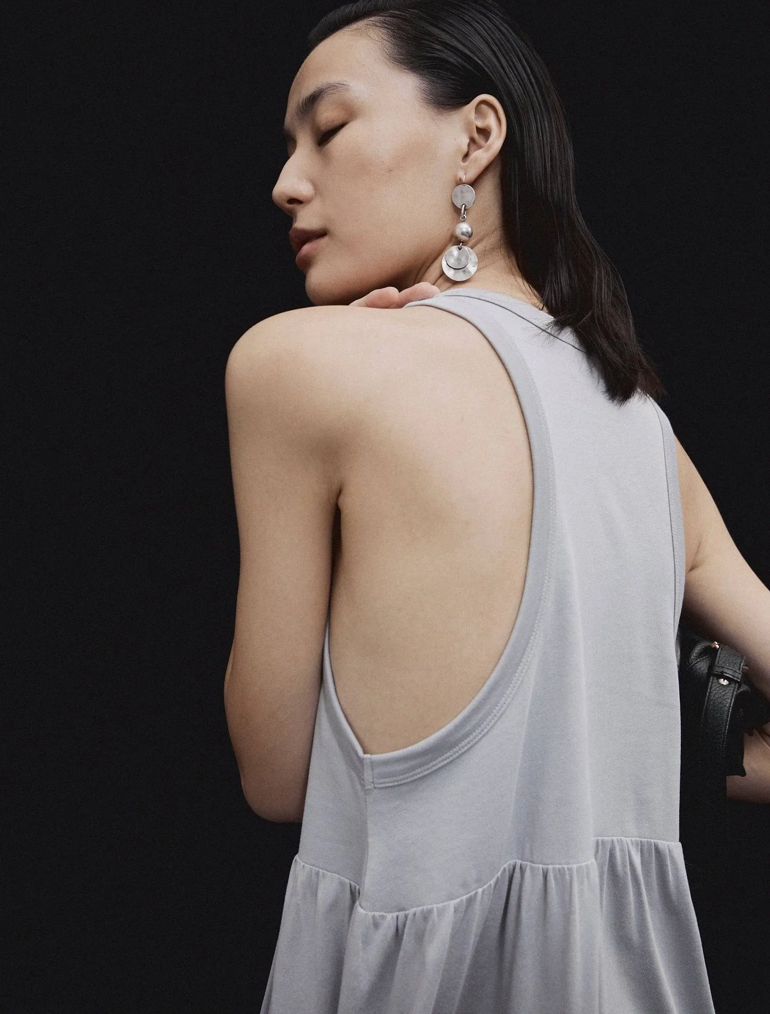 Sara Dress In Ice sold by Ninety Percent product image thumbnail 3