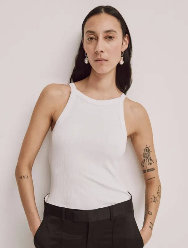 Apro Vest in White sold by Ninety Percent