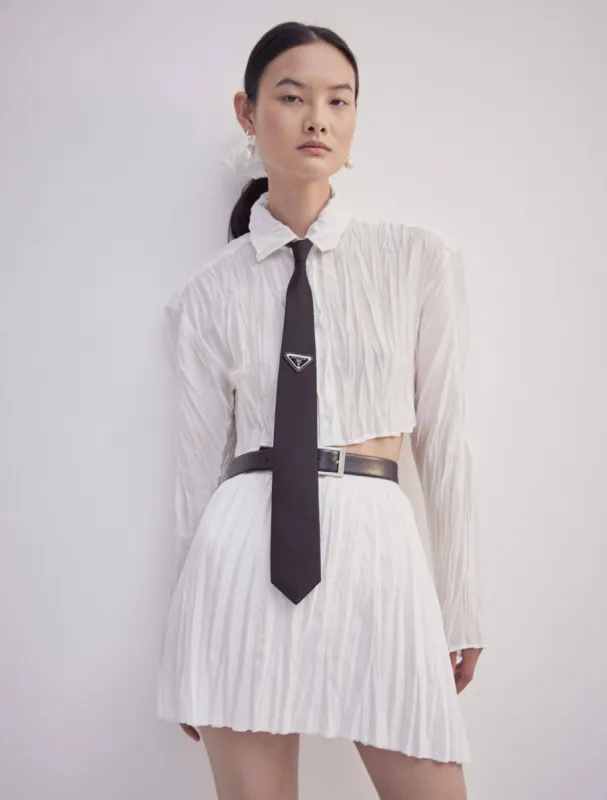 Qui Shirt in White sold by Ninety Percent