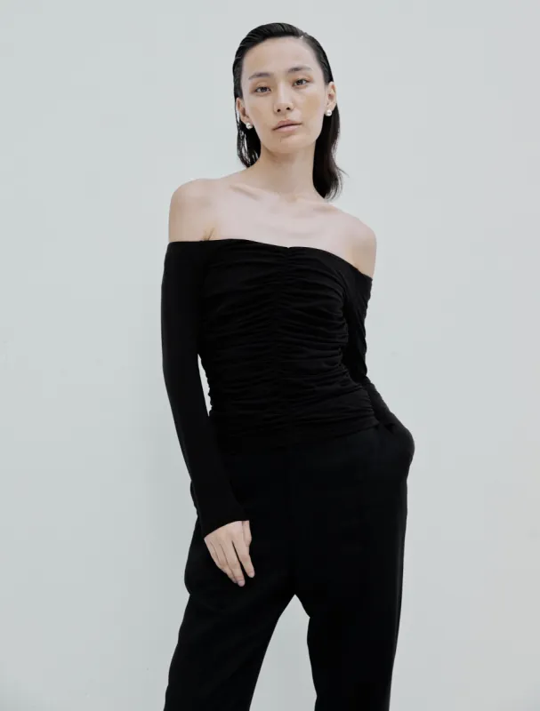 Agra Top in Black sold by Ninety Percent