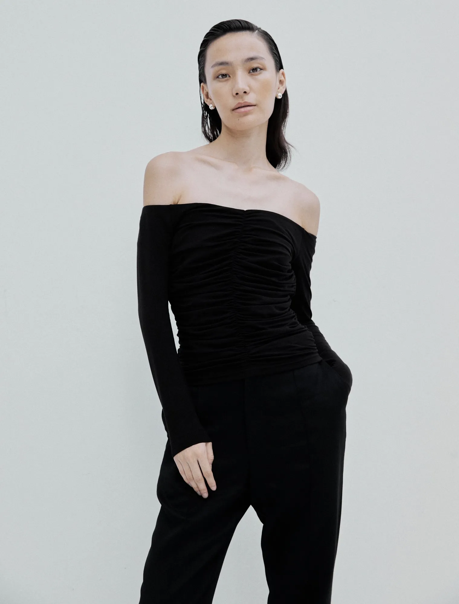 Agra Top in Black sold by Ninety Percent