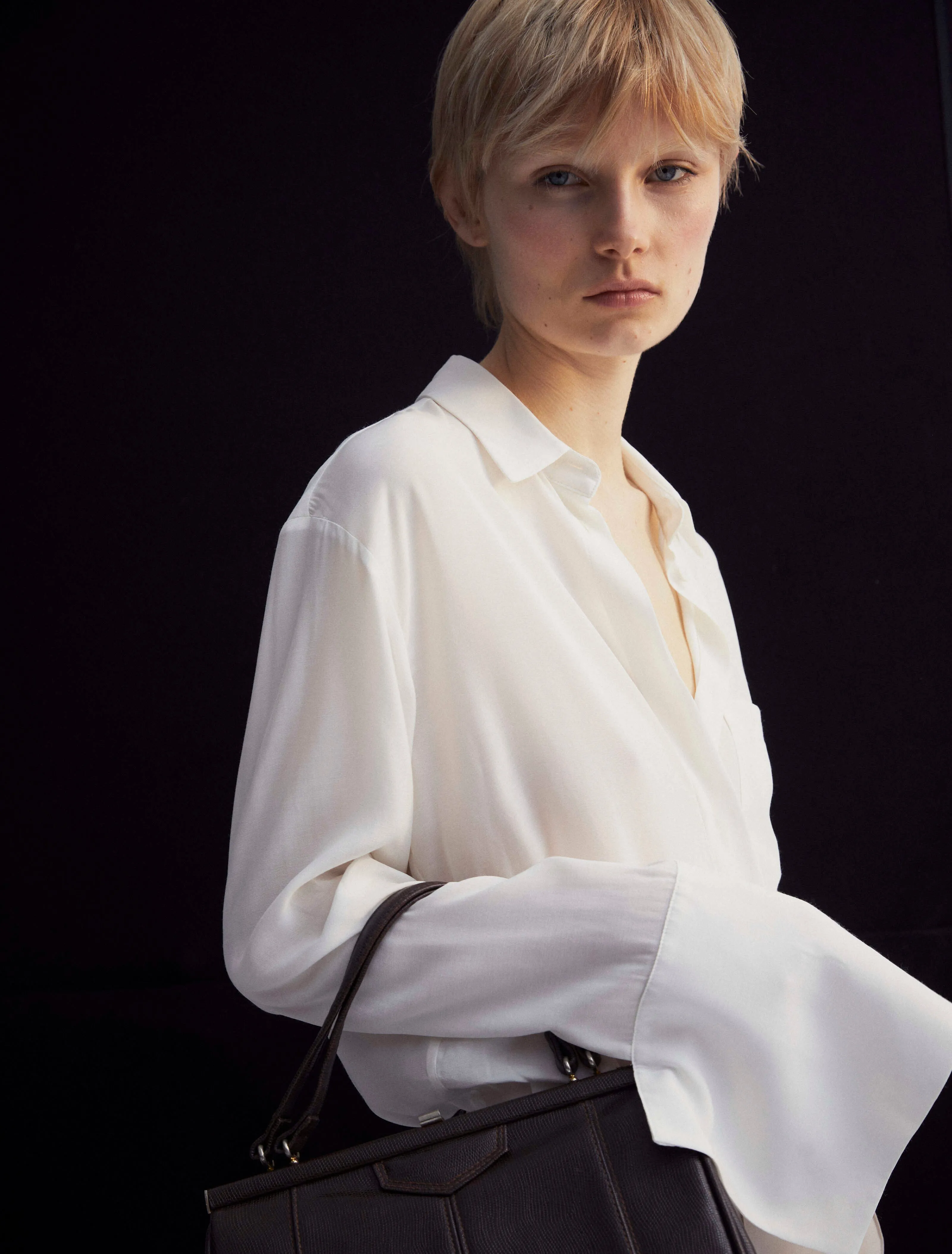 Signature Shirt in White sold by Ninety Percent product image thumbnail 2