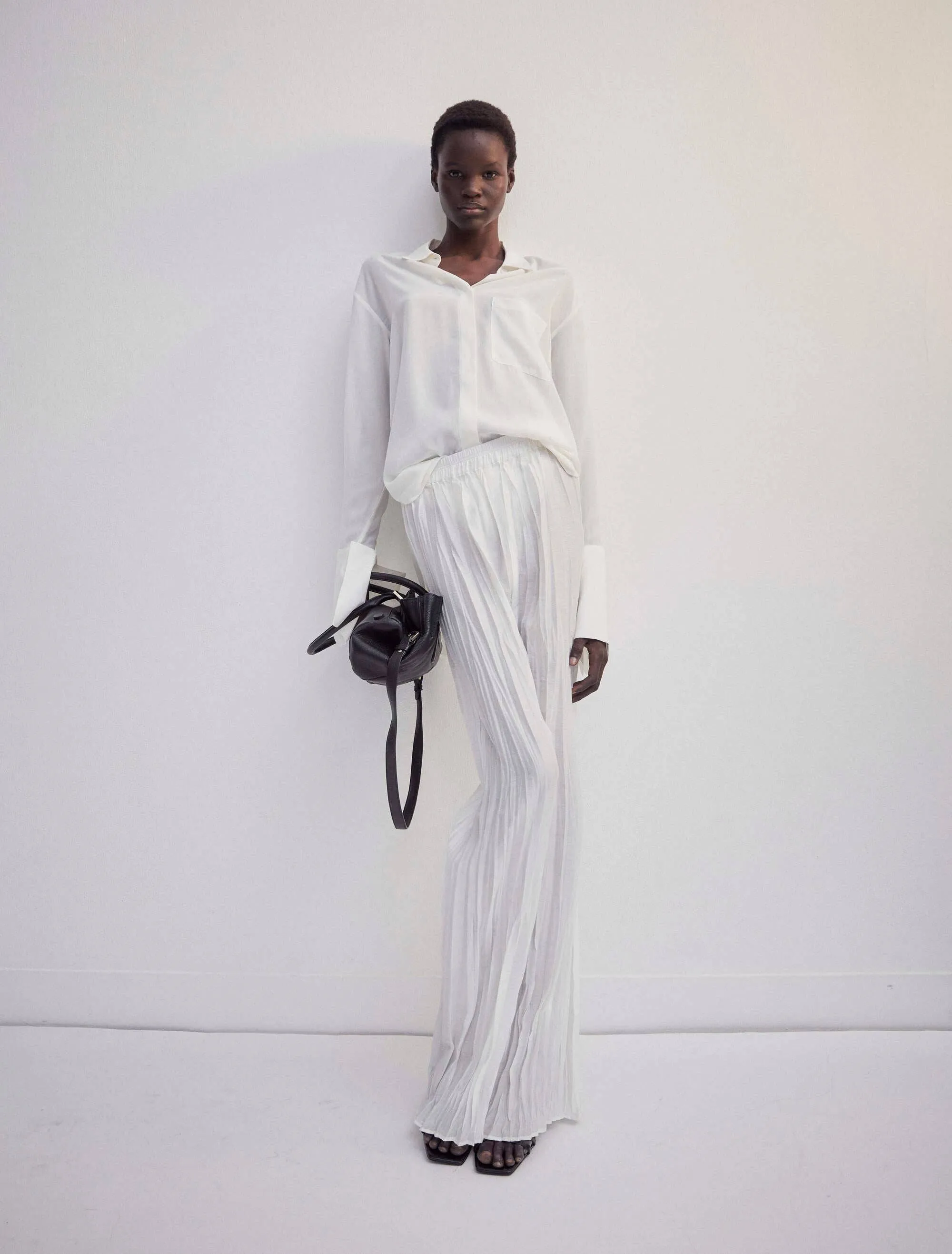 Signature Shirt in White sold by Ninety Percent product image thumbnail 2