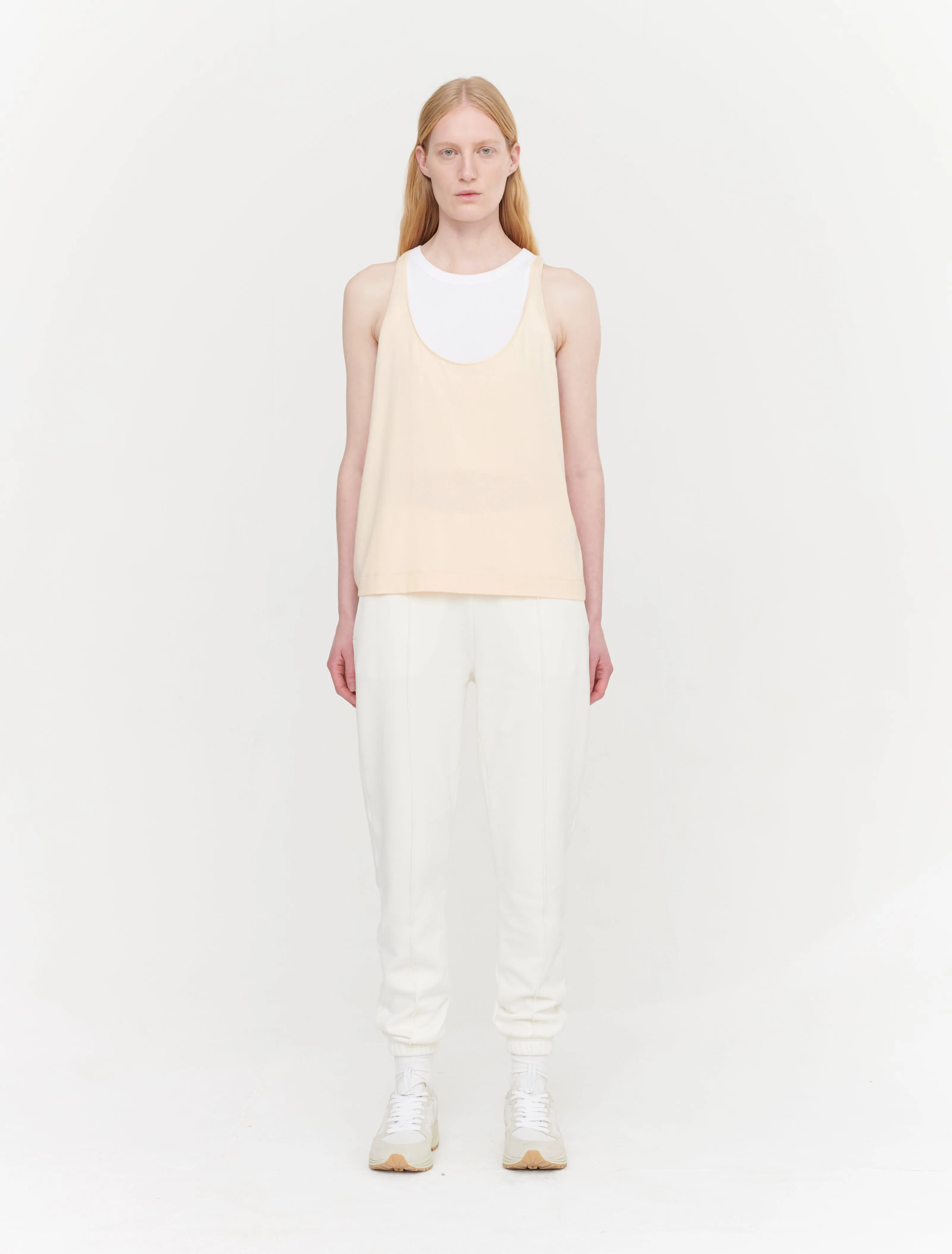 Clara Vest in Peach sold by Ninety Percent