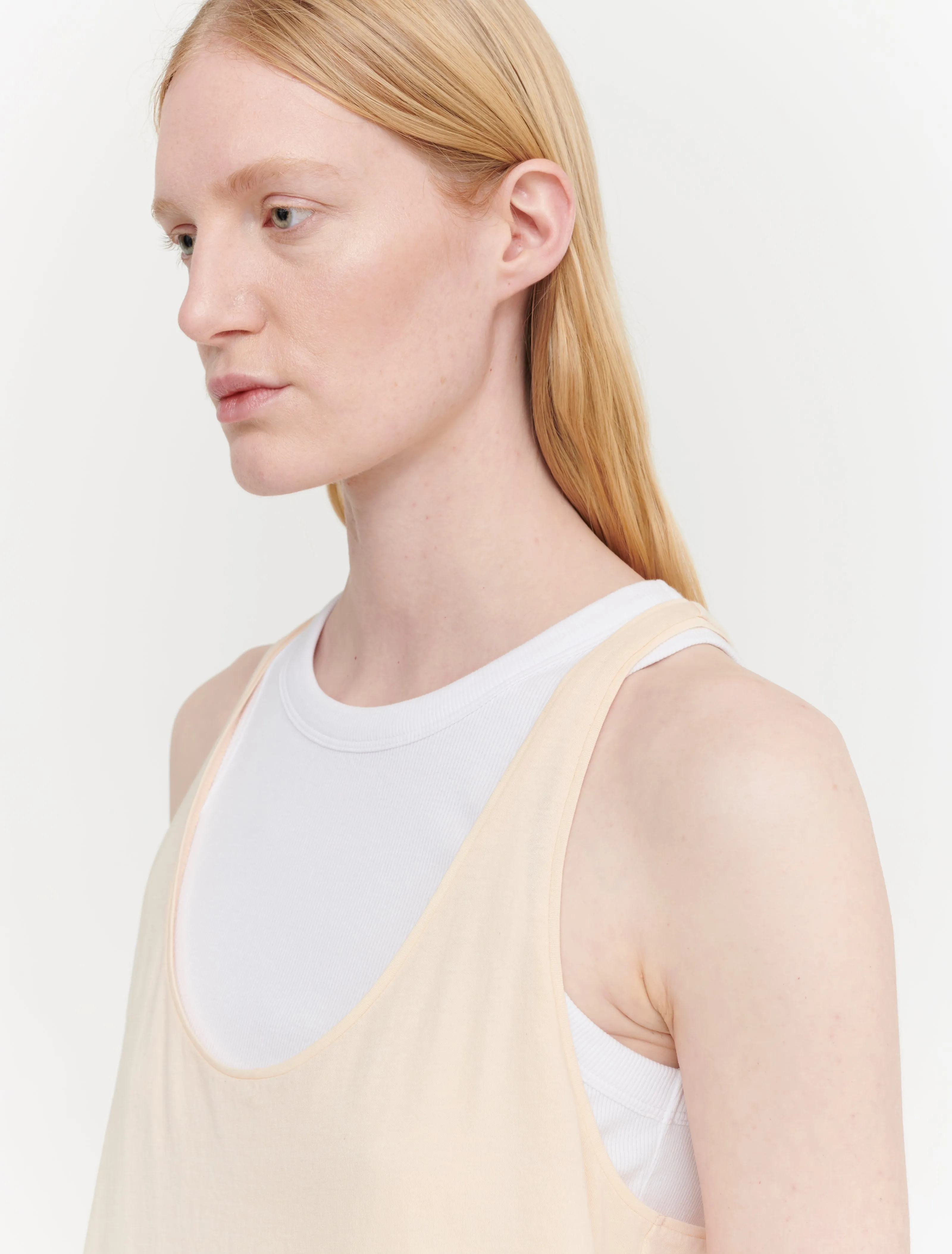 Clara Vest in Peach sold by Ninety Percent product image thumbnail 4