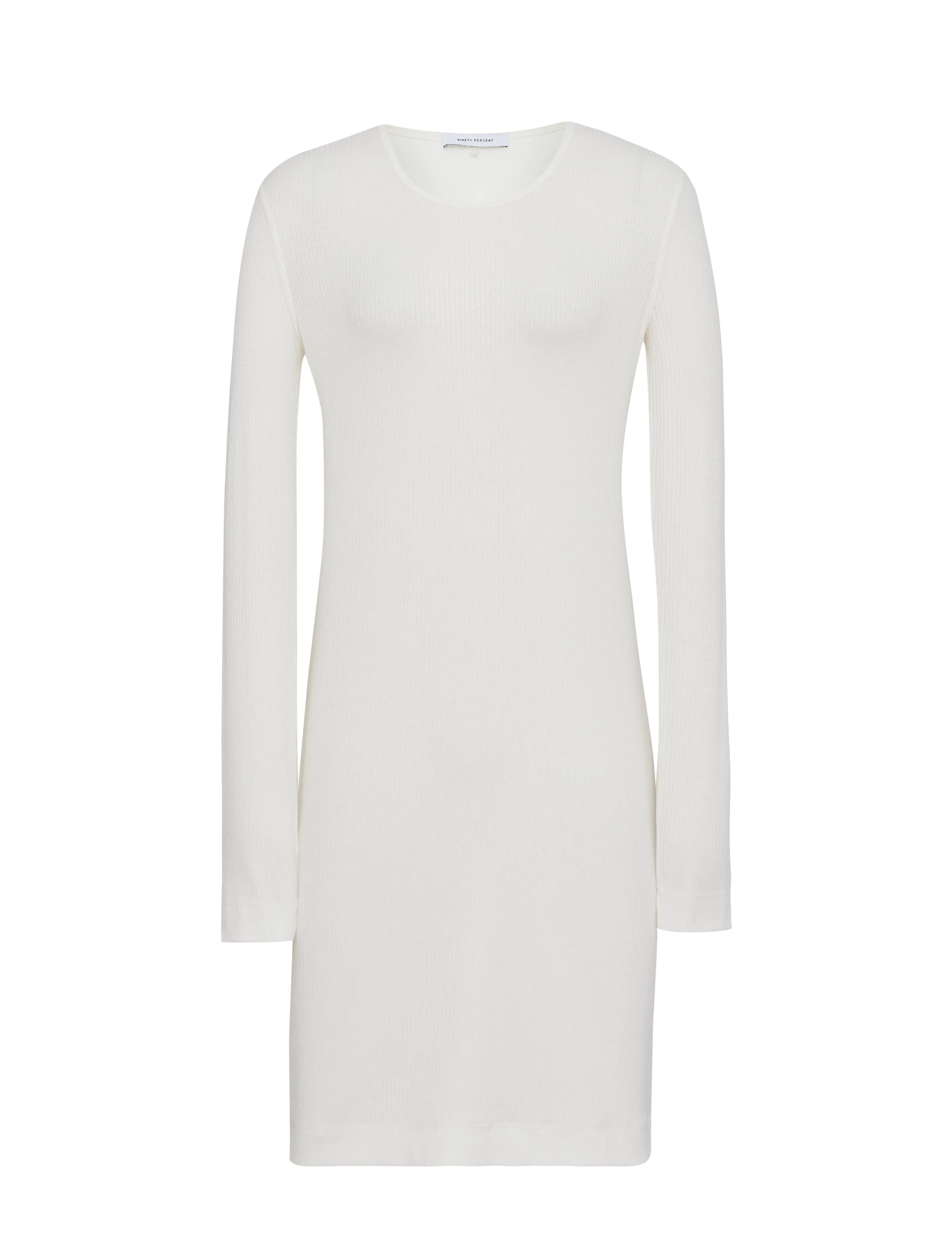 Genesis Dress in Off White sold by Ninety Percent