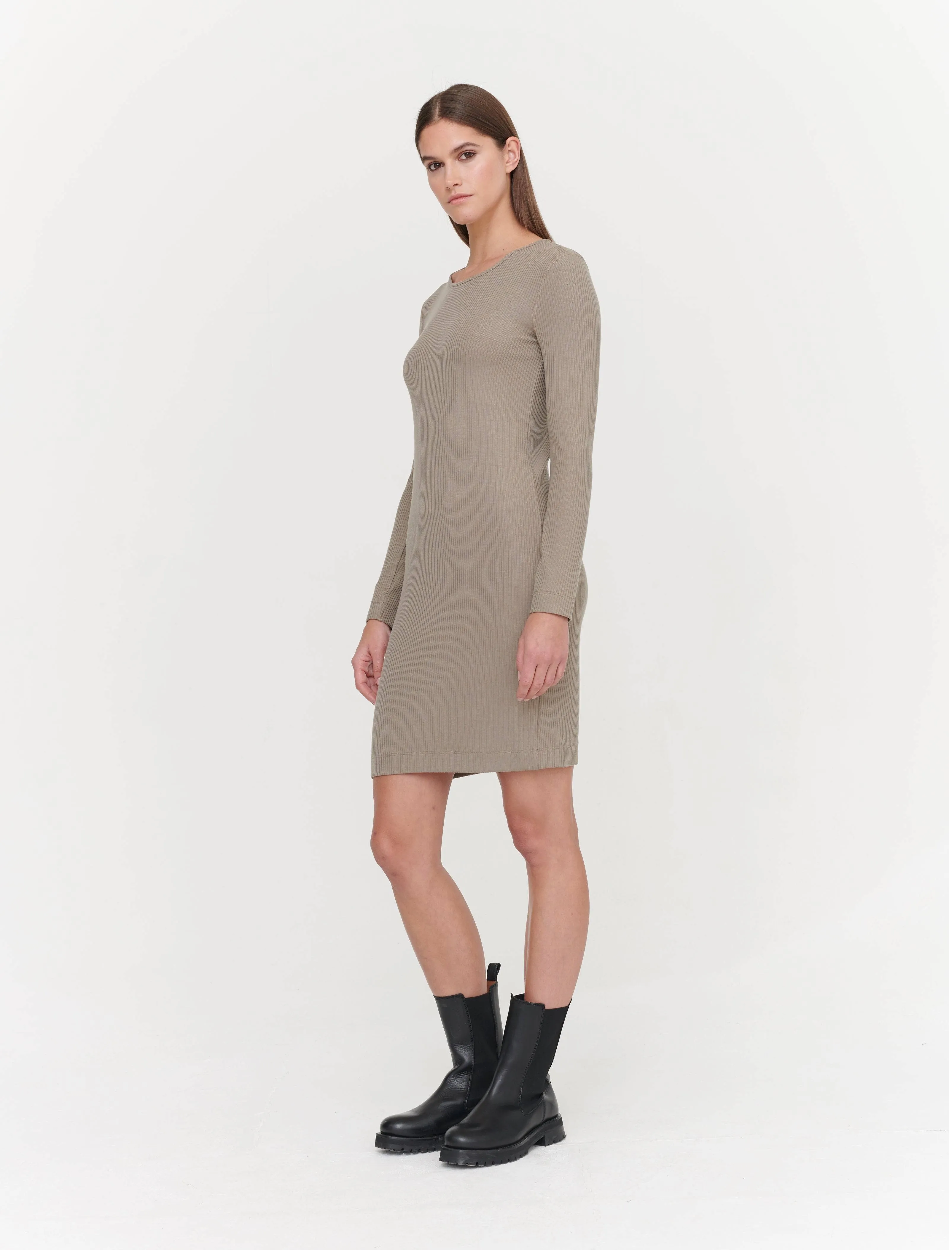 Genesis Dress in Stone sold by Ninety Percent product image thumbnail 3