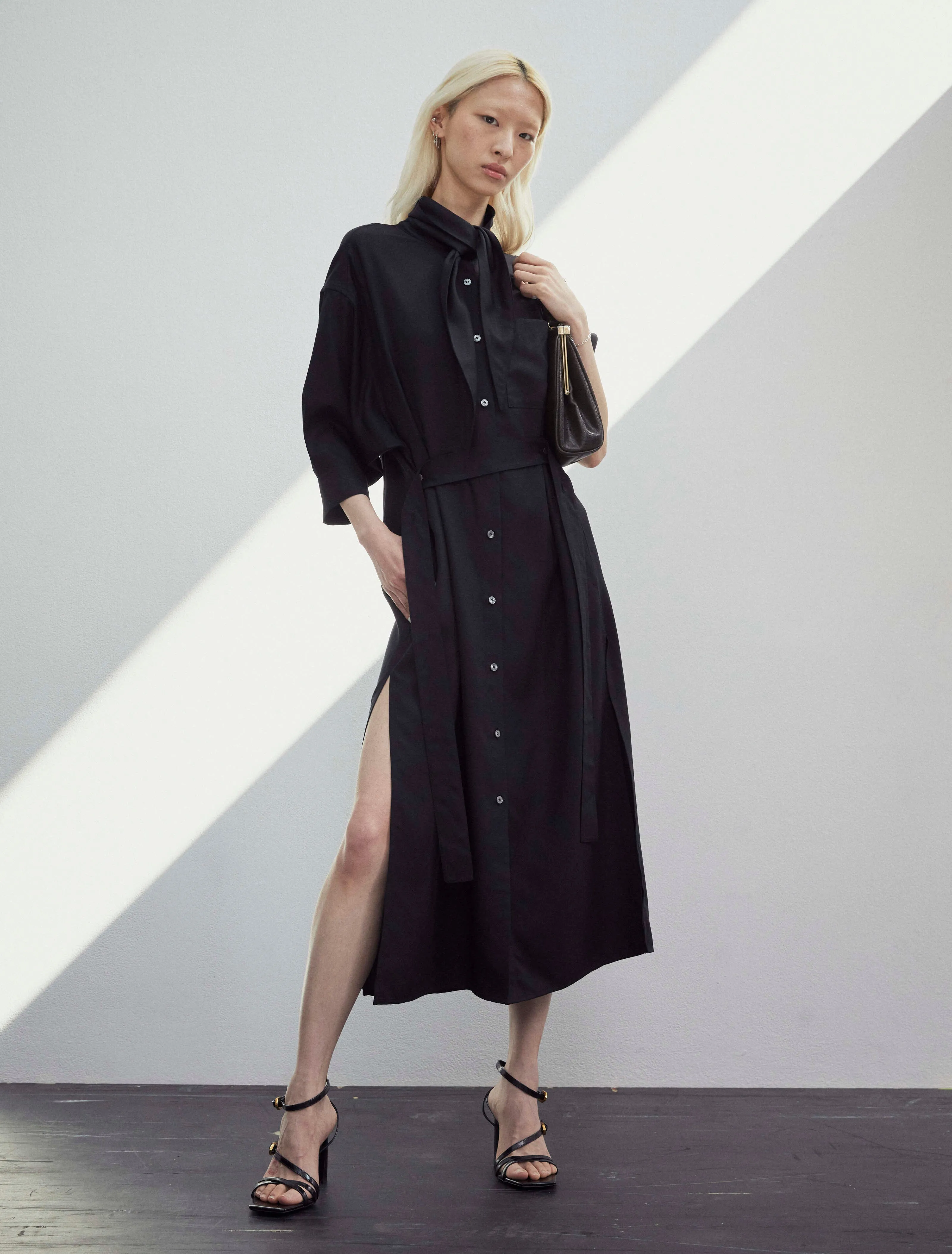 Argyl Dress in Black sold by Ninety Percent product image thumbnail 2