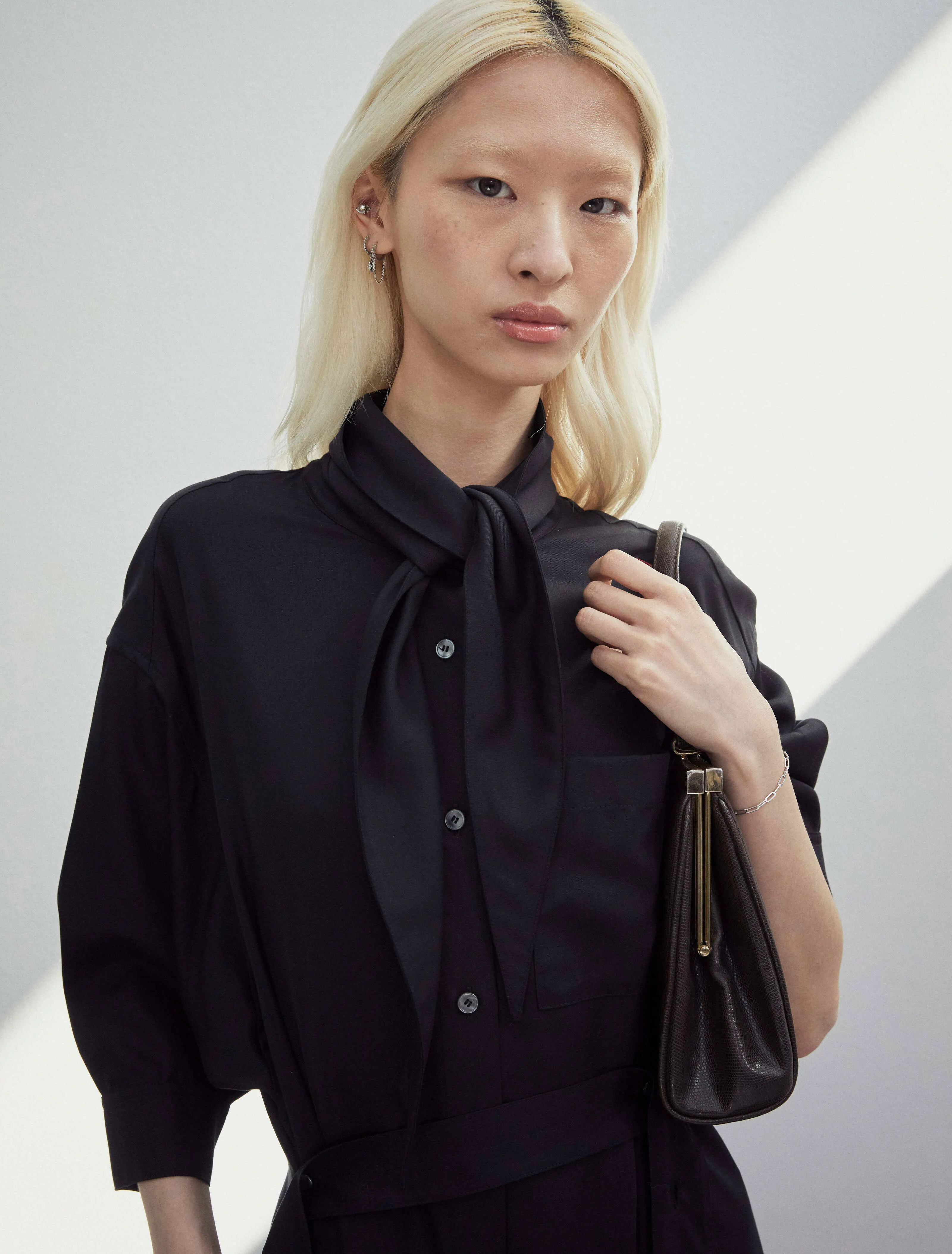 Argyl Dress in Black sold by Ninety Percent product image thumbnail 3