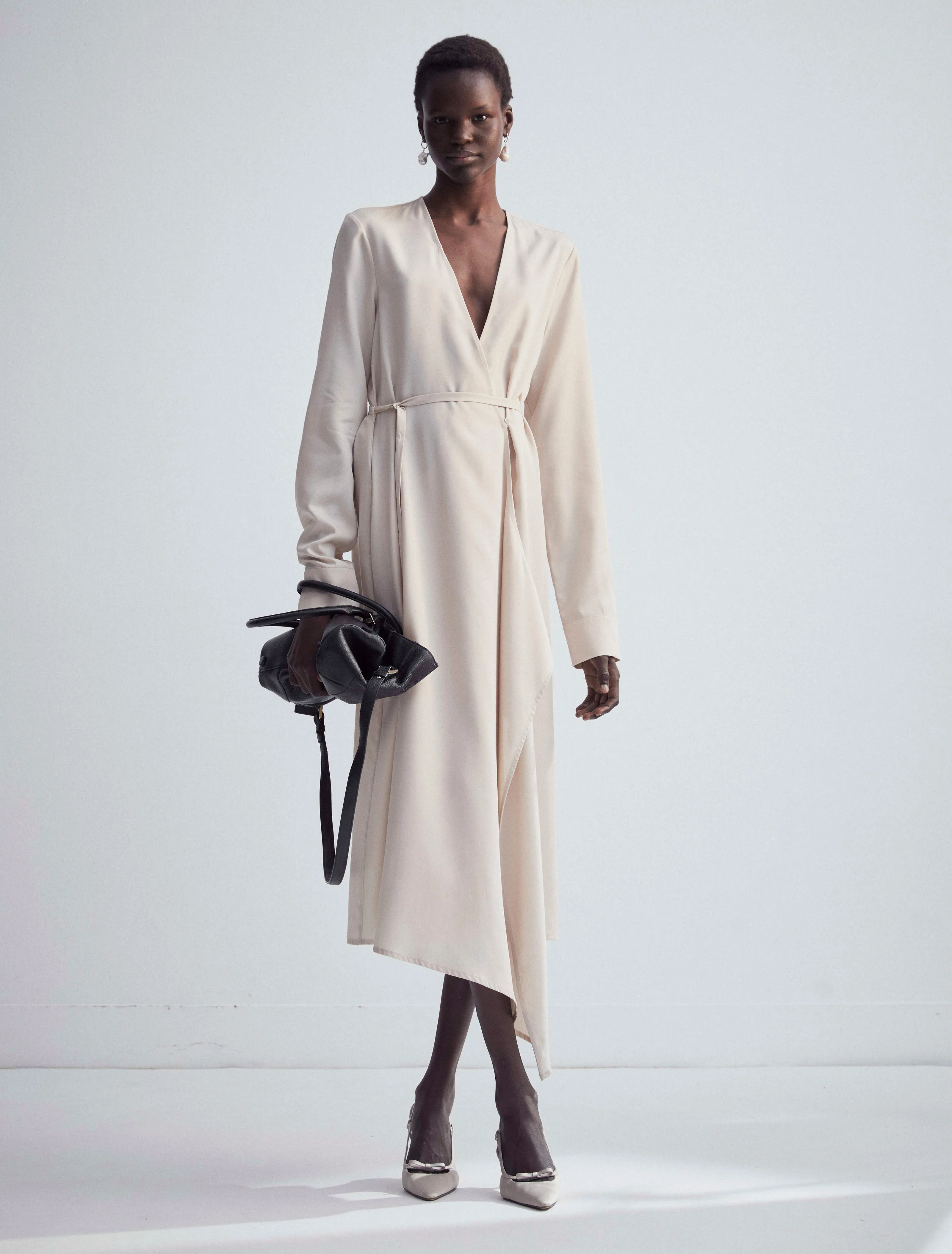 Orion Dress in Enoki Mushroom sold by Ninety Percent product image thumbnail 2