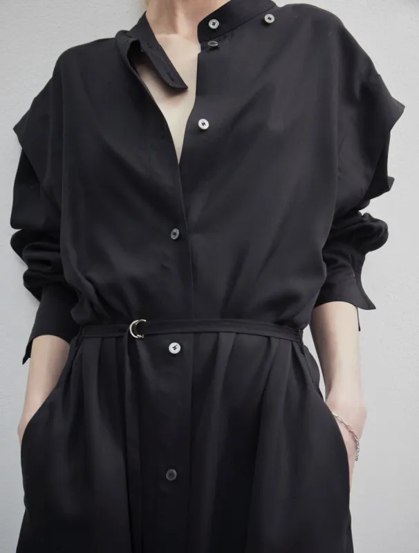 Nemulus Dress in Black sold by Ninety Percent