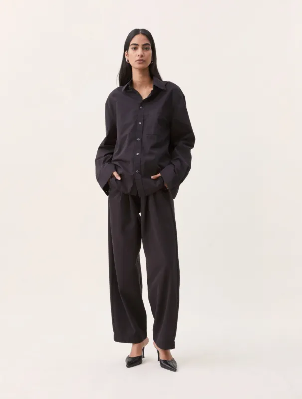 Como Shirt in Obsidian sold by Ninety Percent