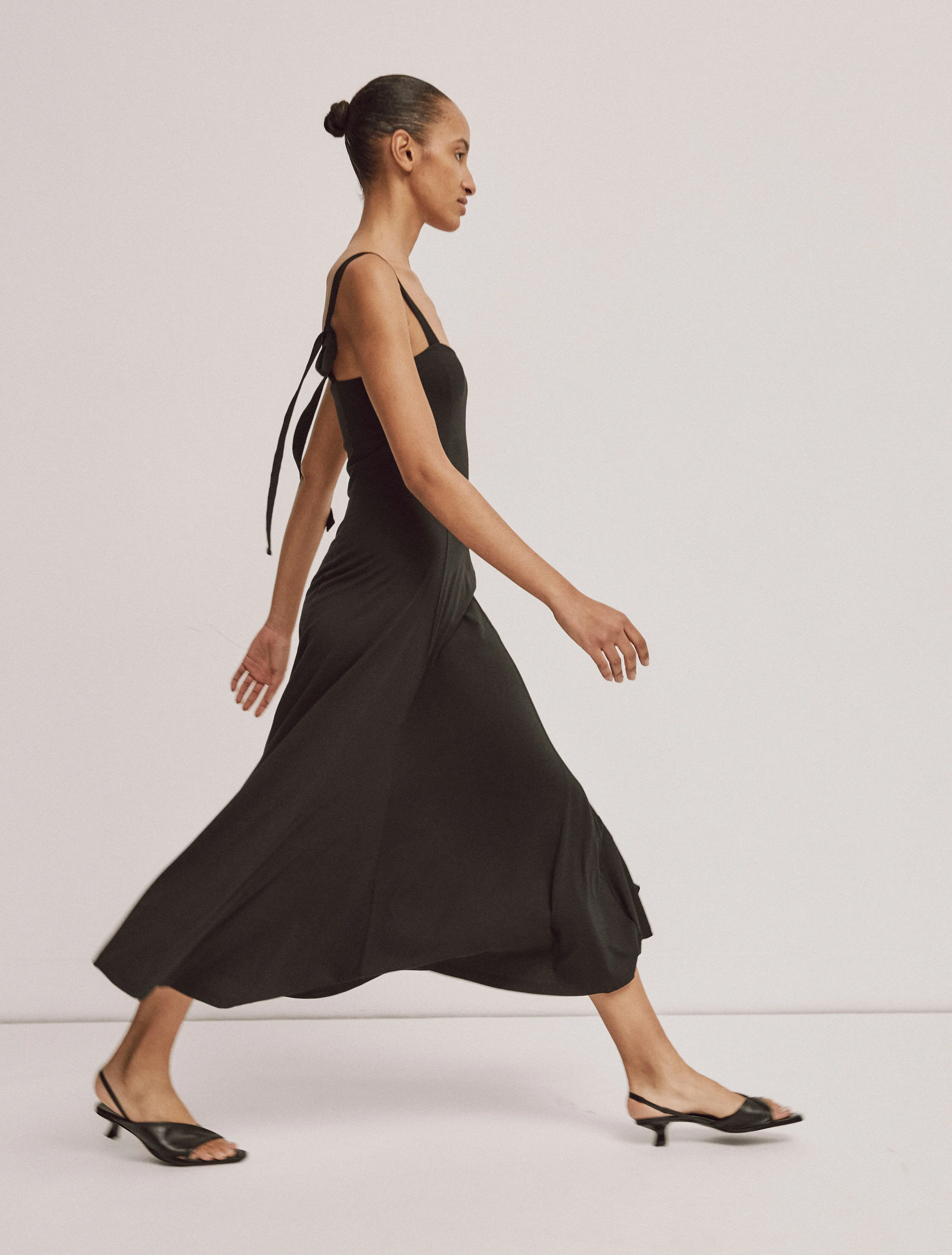 Terra Dress in Black sold by Ninety Percent