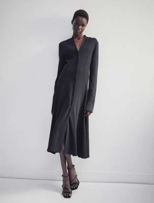 Glacis Dress in Black sold by Ninety Percent