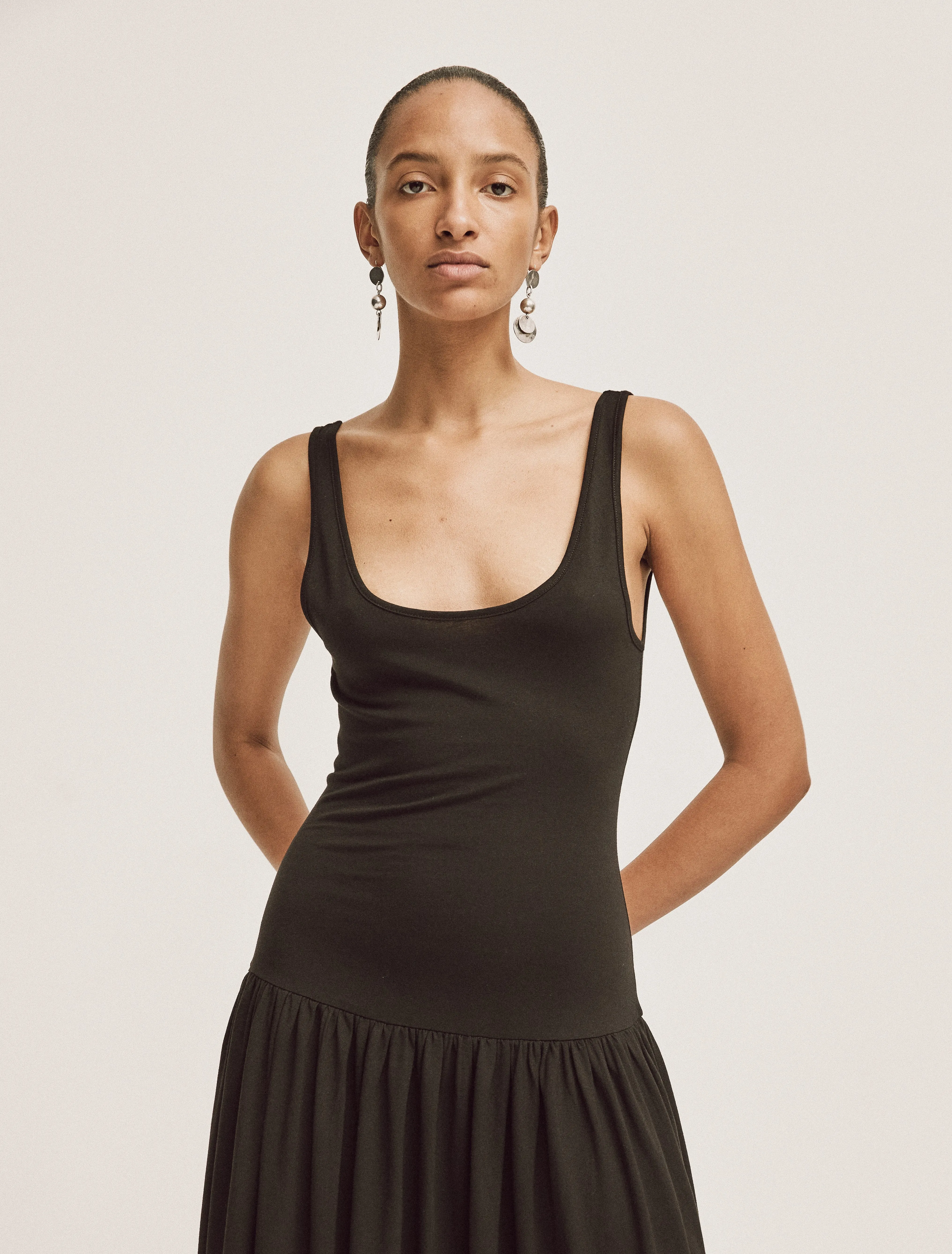 Flos Dress in Black sold by Ninety Percent product image thumbnail 3