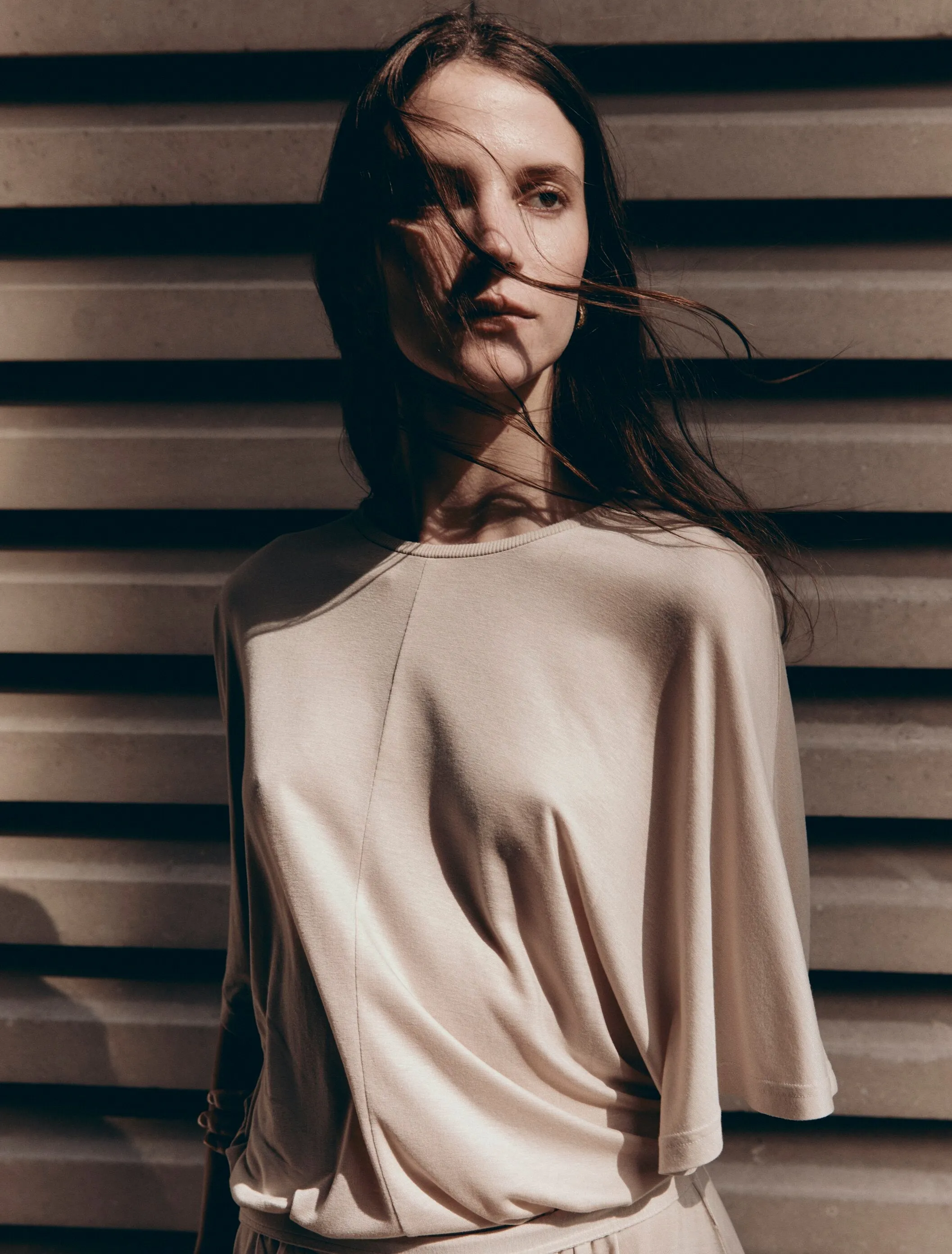 Mythos Dress in Enoki Mushroom sold by Ninety Percent product image thumbnail 2