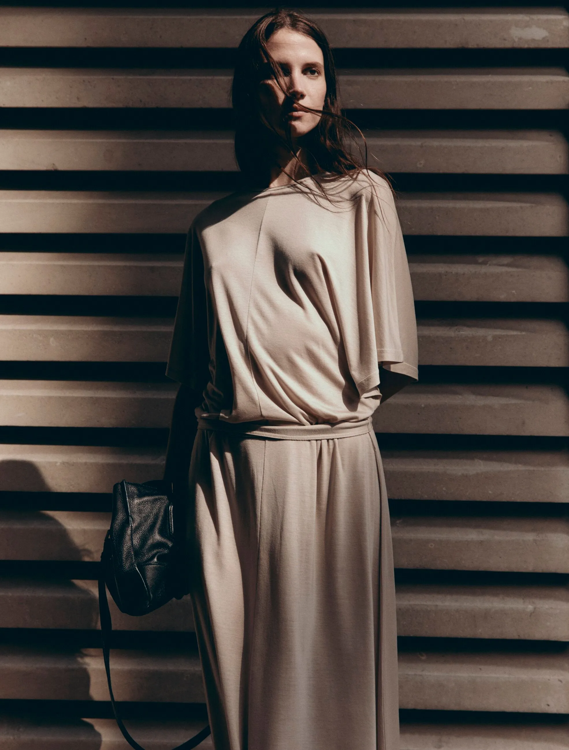 Mythos Dress in Enoki Mushroom sold by Ninety Percent product image thumbnail 4