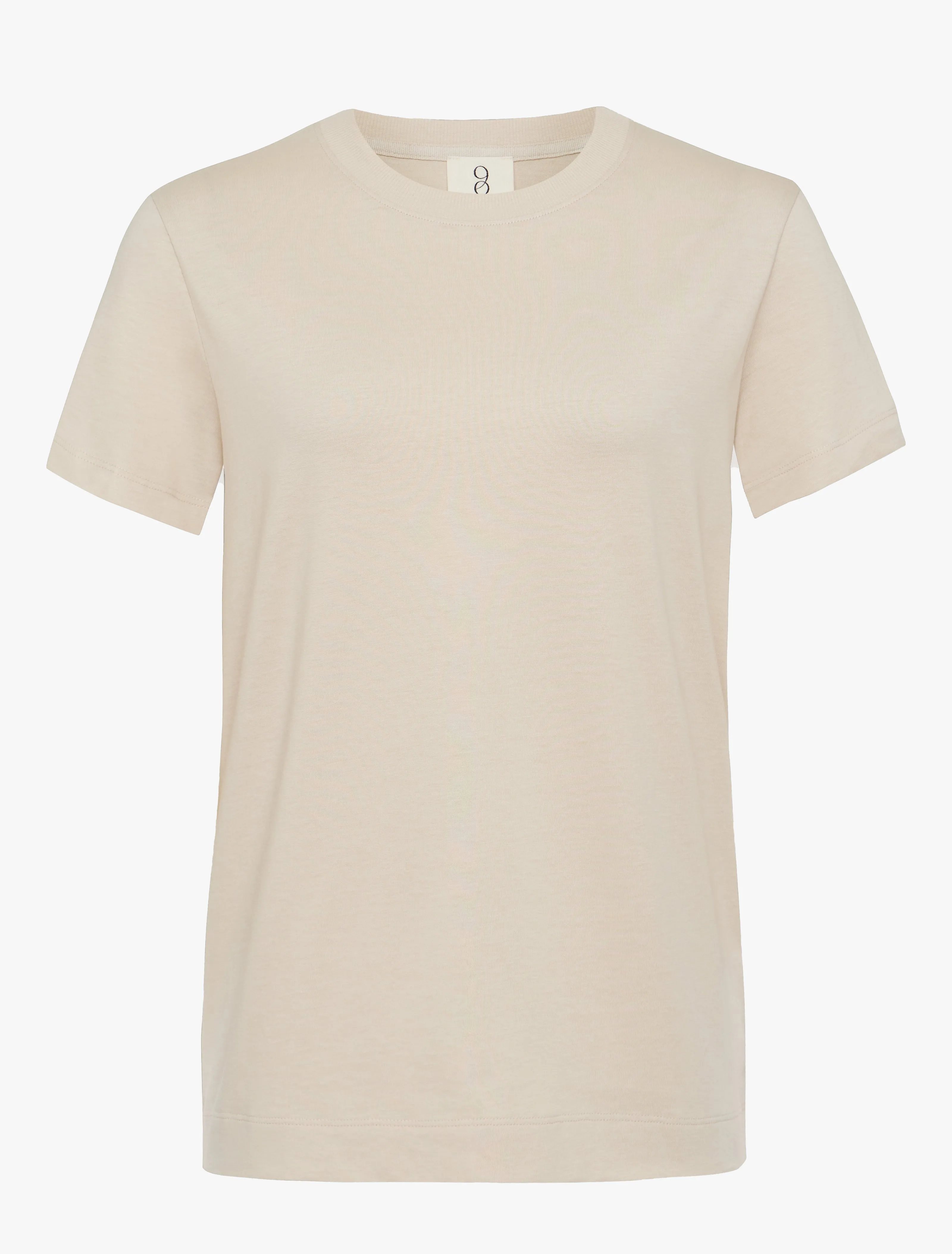 Drew Classic Cotton T-Shirt in Enoki Mushroom sold by Ninety Percent product image thumbnail 3