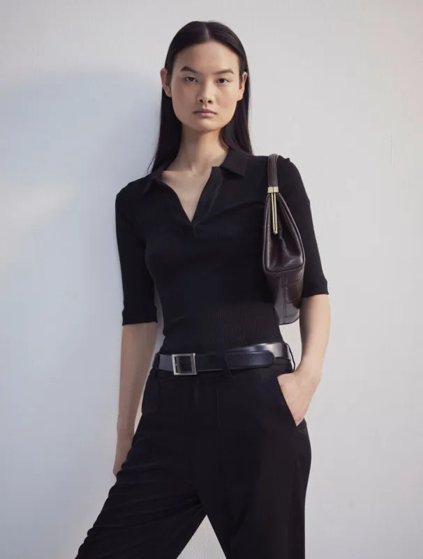 Tadeo Top in Black sold by Ninety Percent