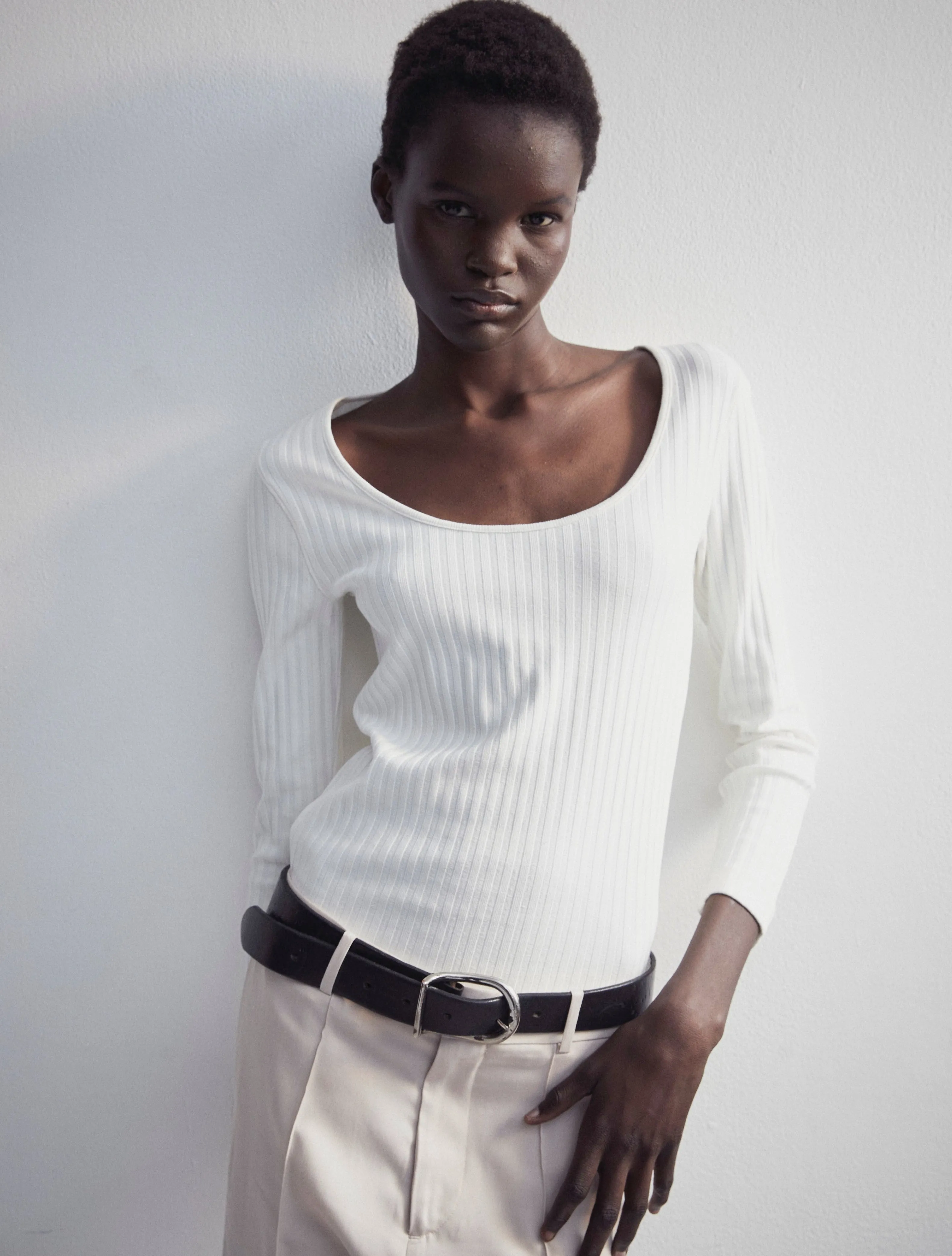 Amelia Top in Whisper White sold by Ninety Percent product image thumbnail 2