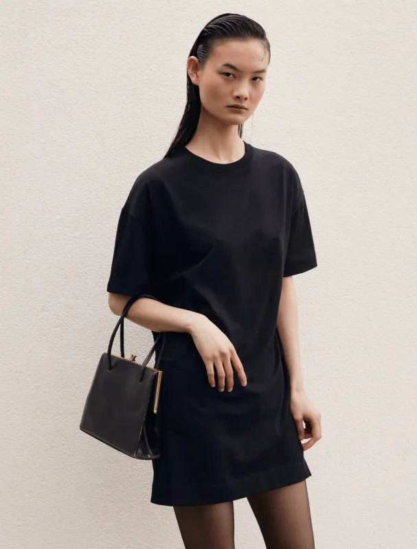 Natalie Dress in Black sold by Ninety Percent