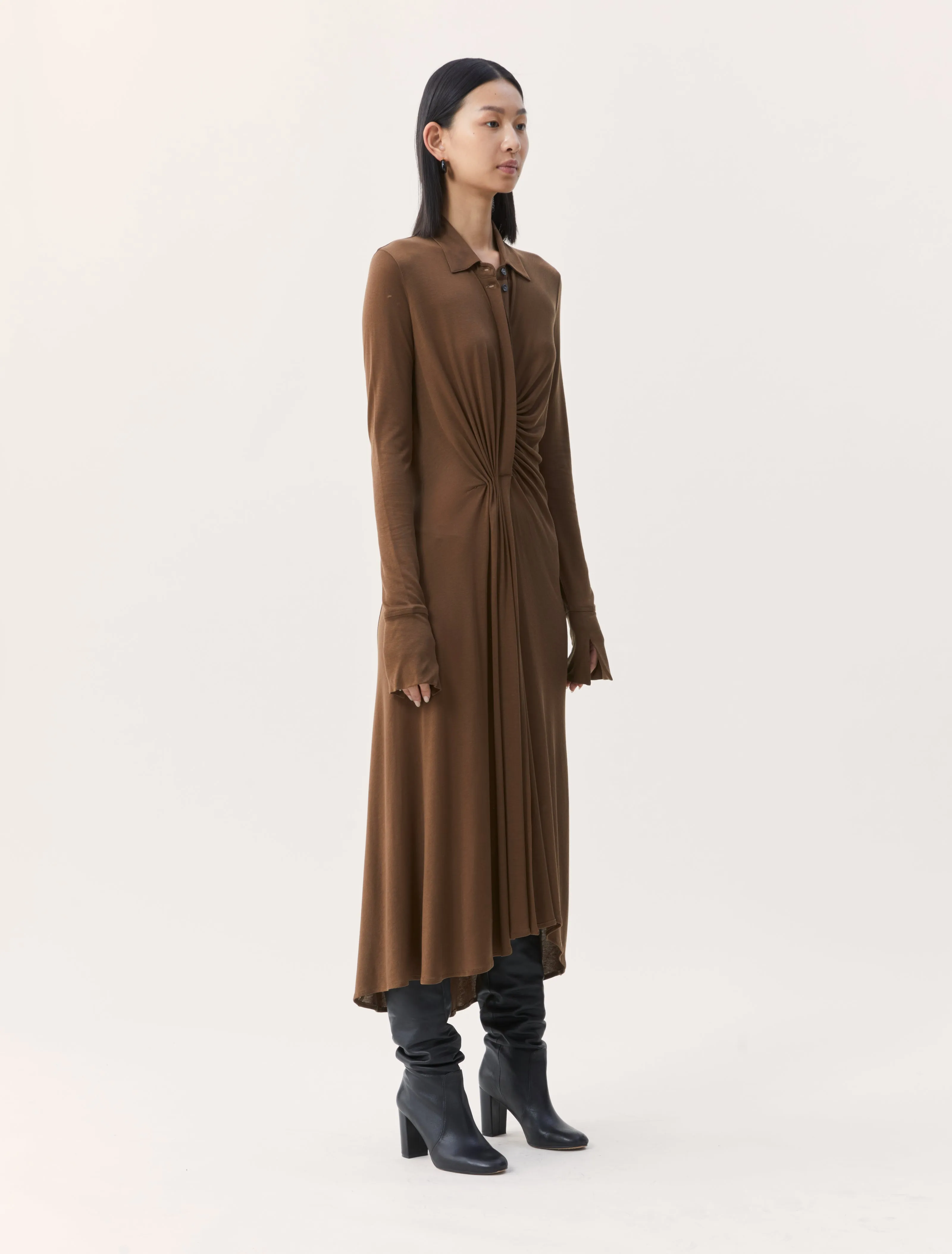 Phylla Dress in Copal sold by Ninety Percent product image thumbnail 2