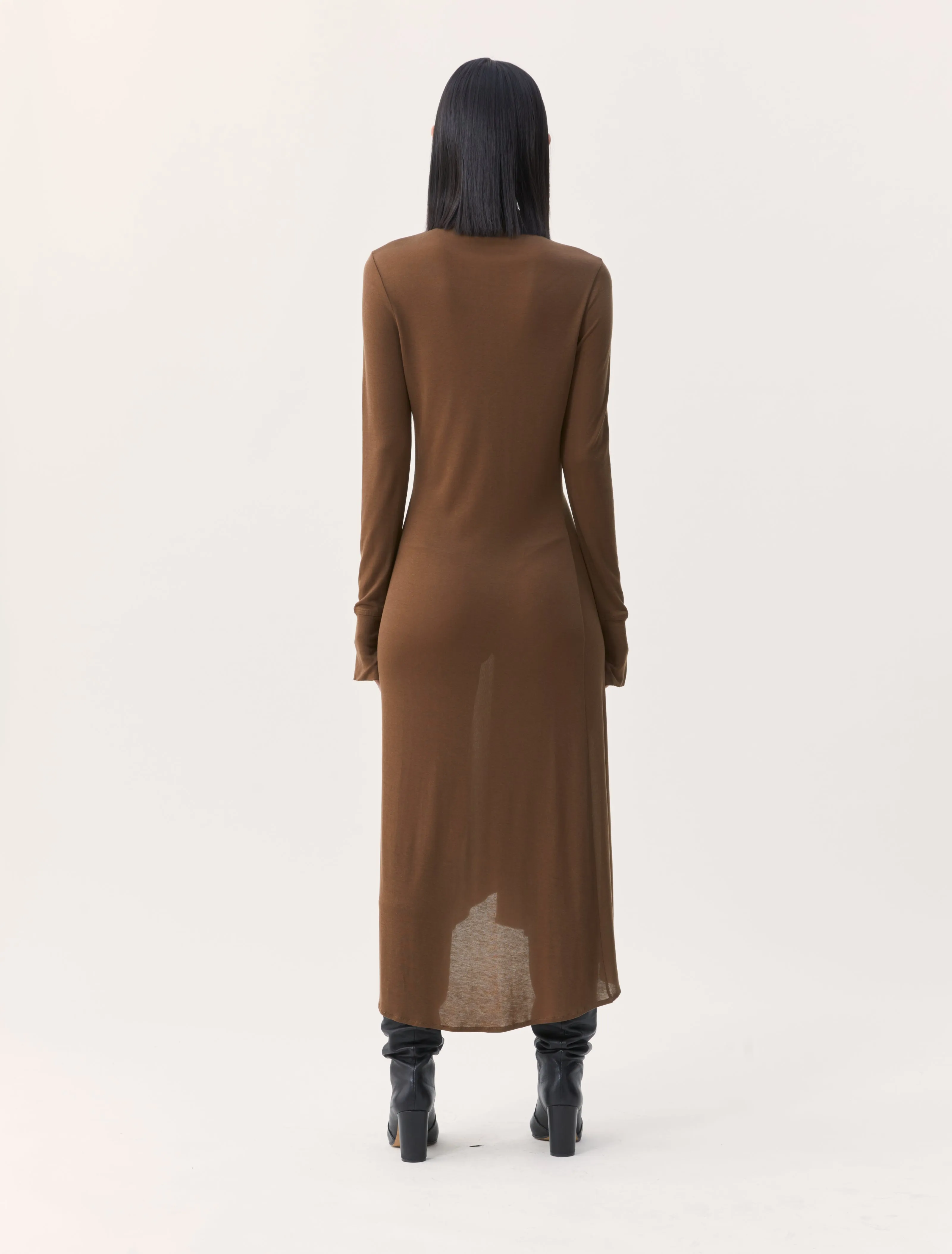 Phylla Dress in Copal sold by Ninety Percent product image thumbnail 4