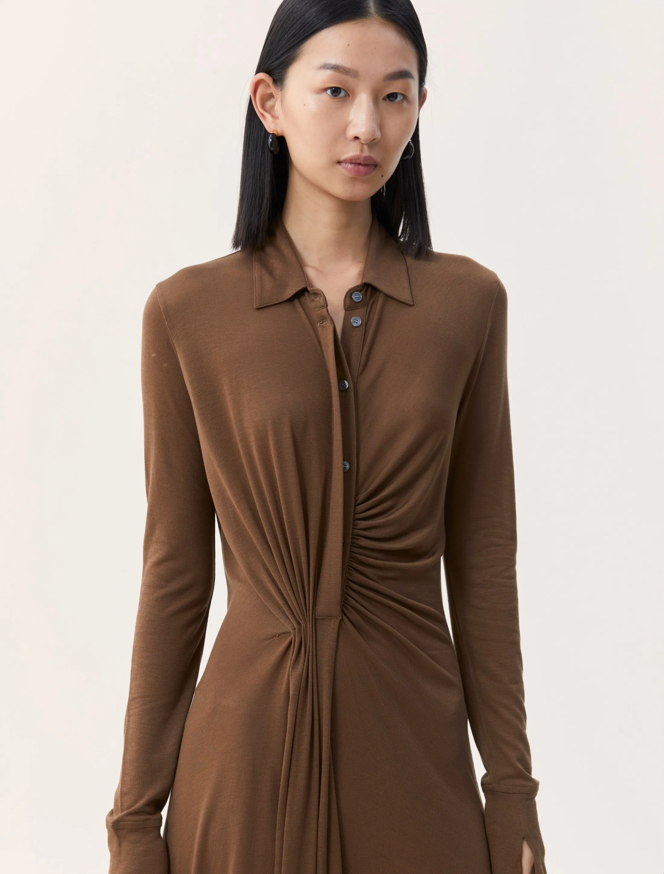 Phylla Dress in Copal sold by Ninety Percent product image thumbnail 5