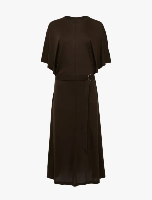 Mythos Dress in Turkish Coffee sold by Ninety Percent