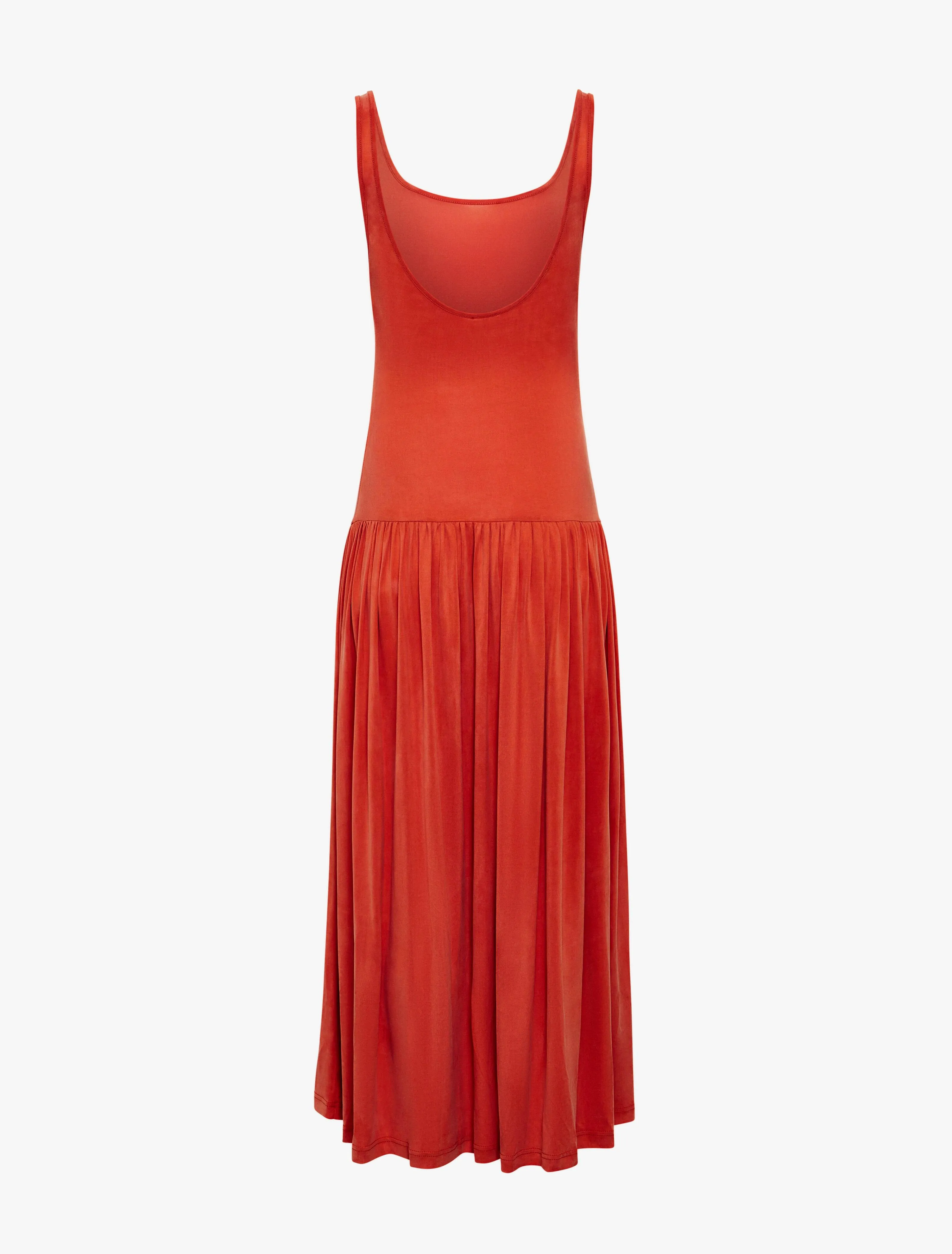 Flos Dress in Cayenne sold by Ninety Percent product image thumbnail 3