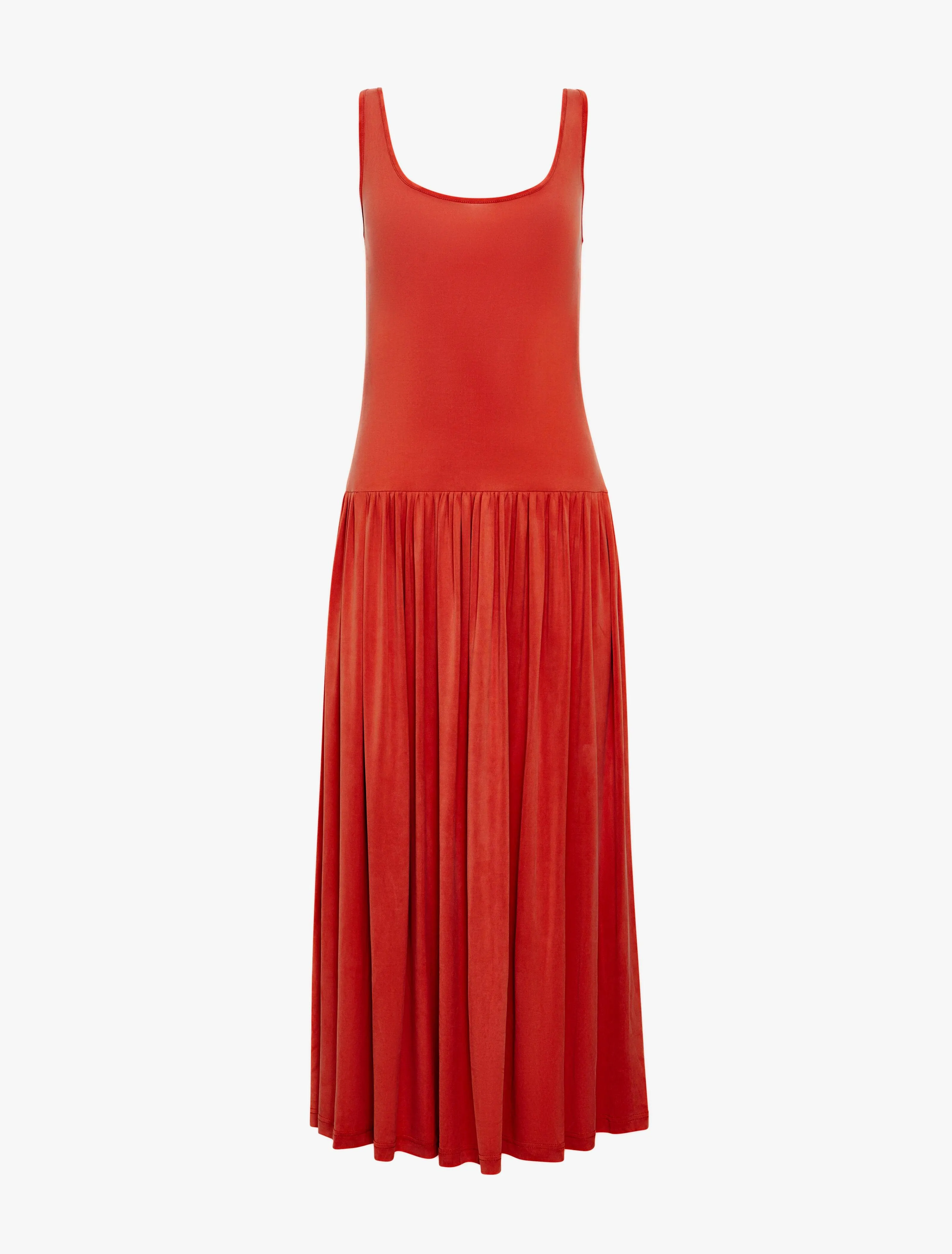 Flos Dress in Cayenne sold by Ninety Percent product image thumbnail 2