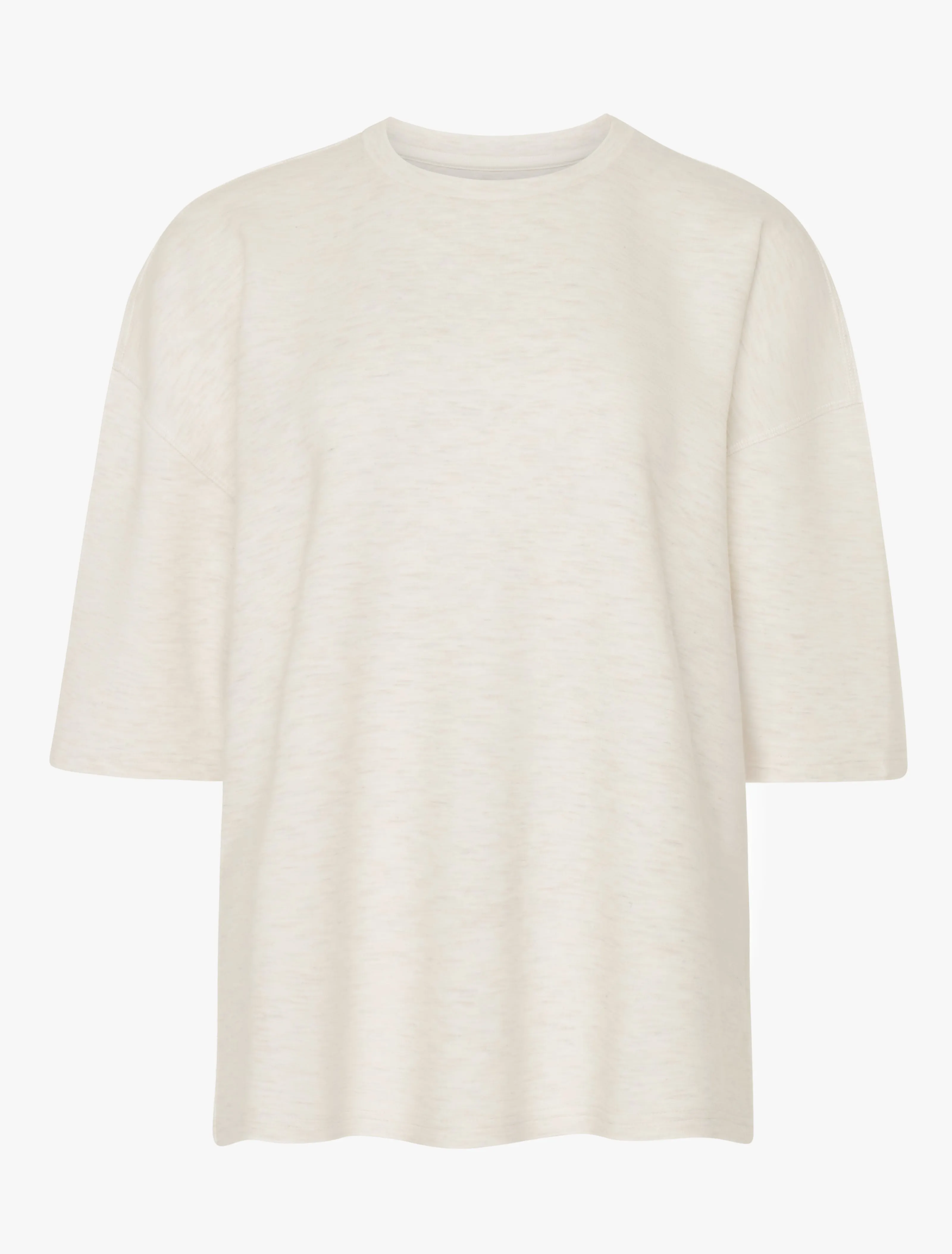 Classic Lounge T-Shirt in Oatmeal Marl sold by Ninety Percent product image thumbnail 4