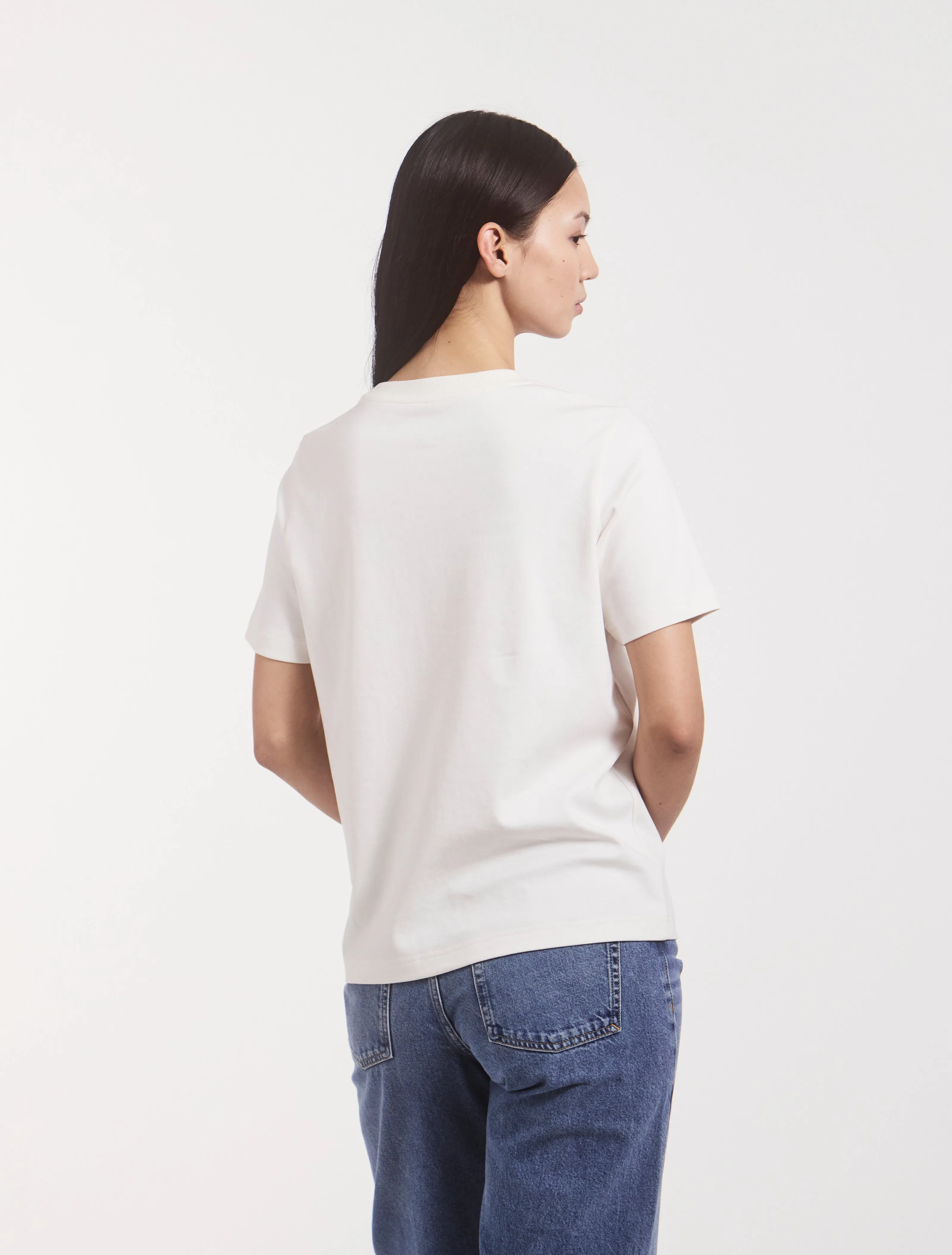 Compact Cotton Oversized T-Shirt in Off White sold by Ninety Percent product image thumbnail 3