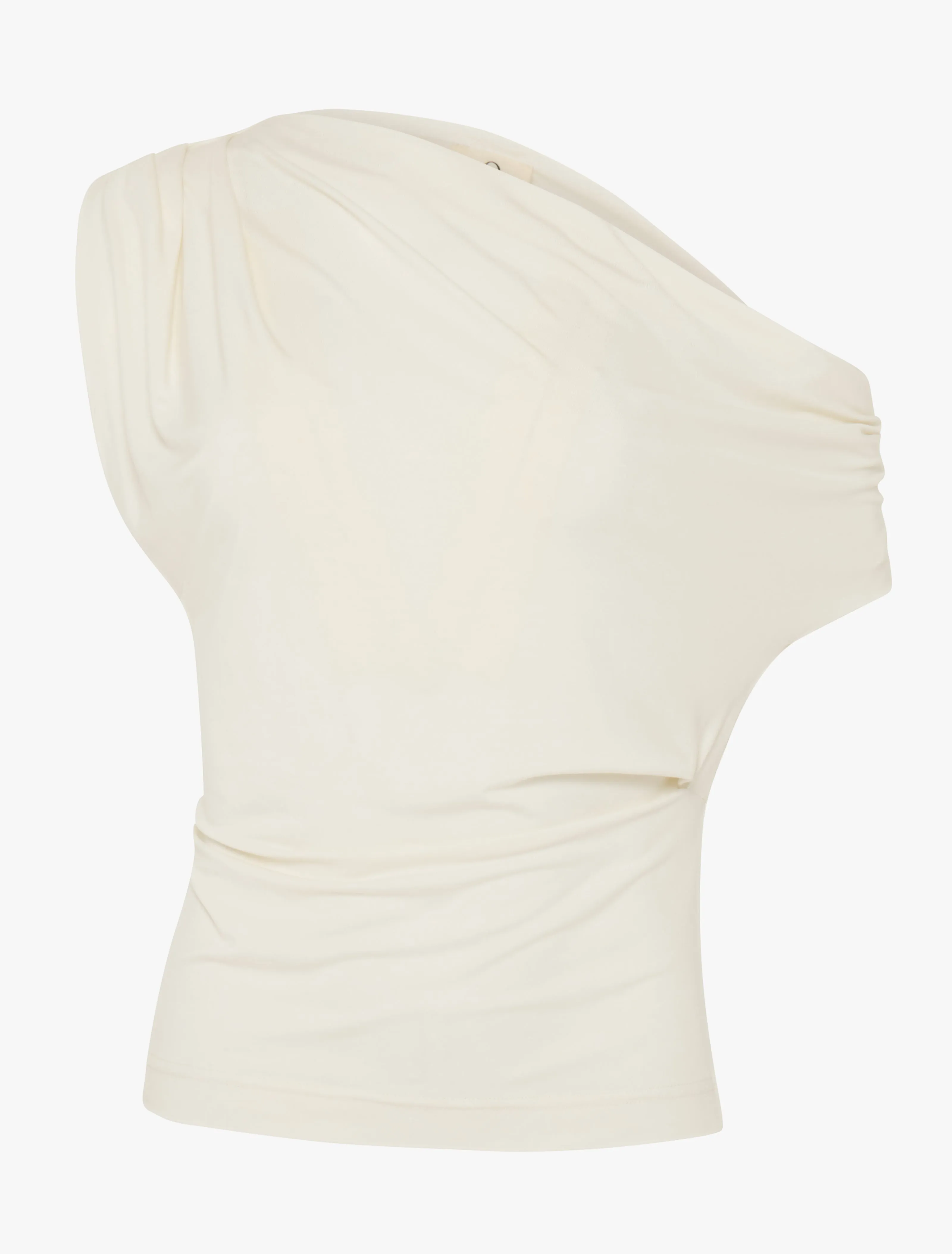 Tanz Draped Top in Off White sold by Ninety Percent product image thumbnail 5