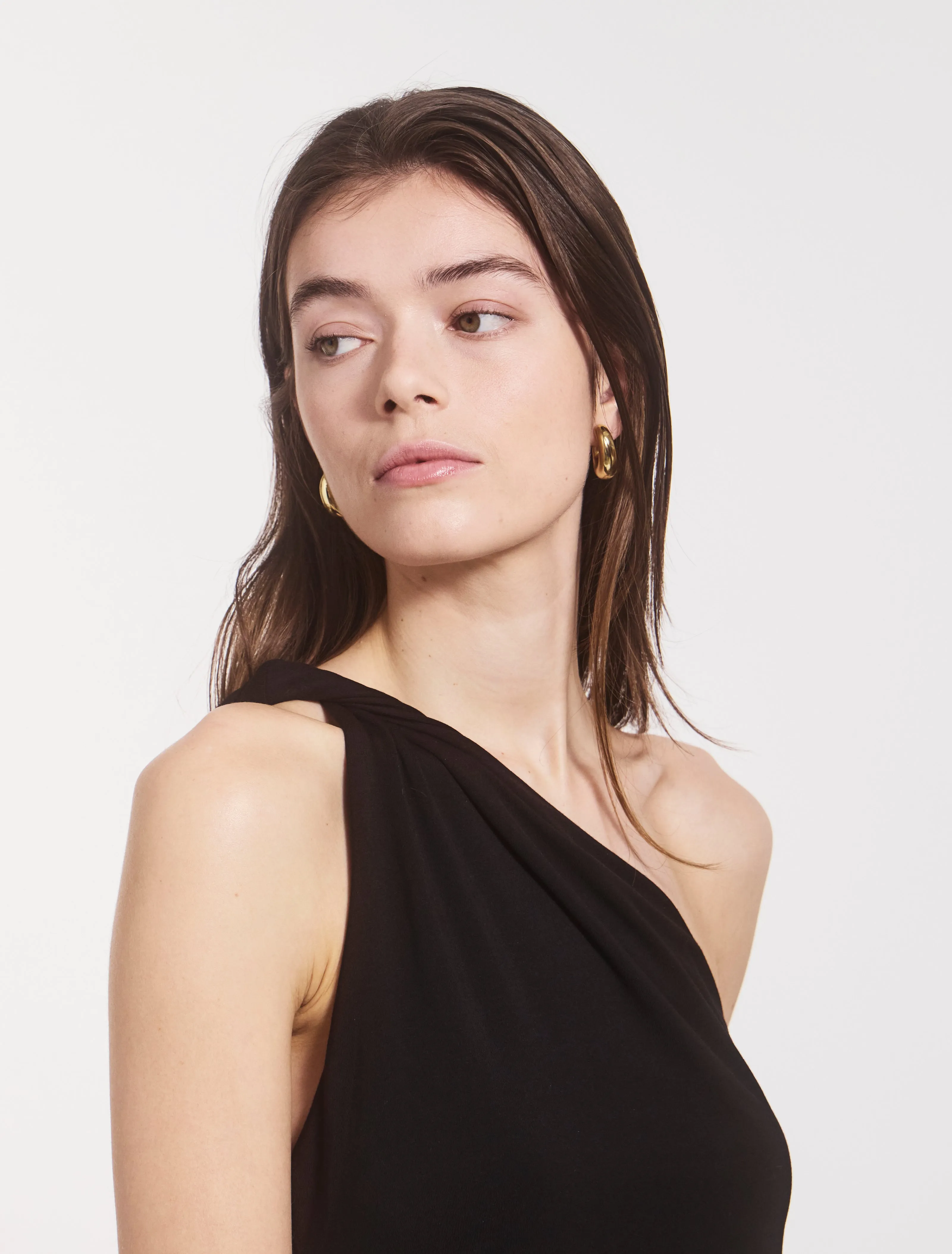 Cava Asymmetric Top in Black sold by Ninety Percent product image thumbnail 2