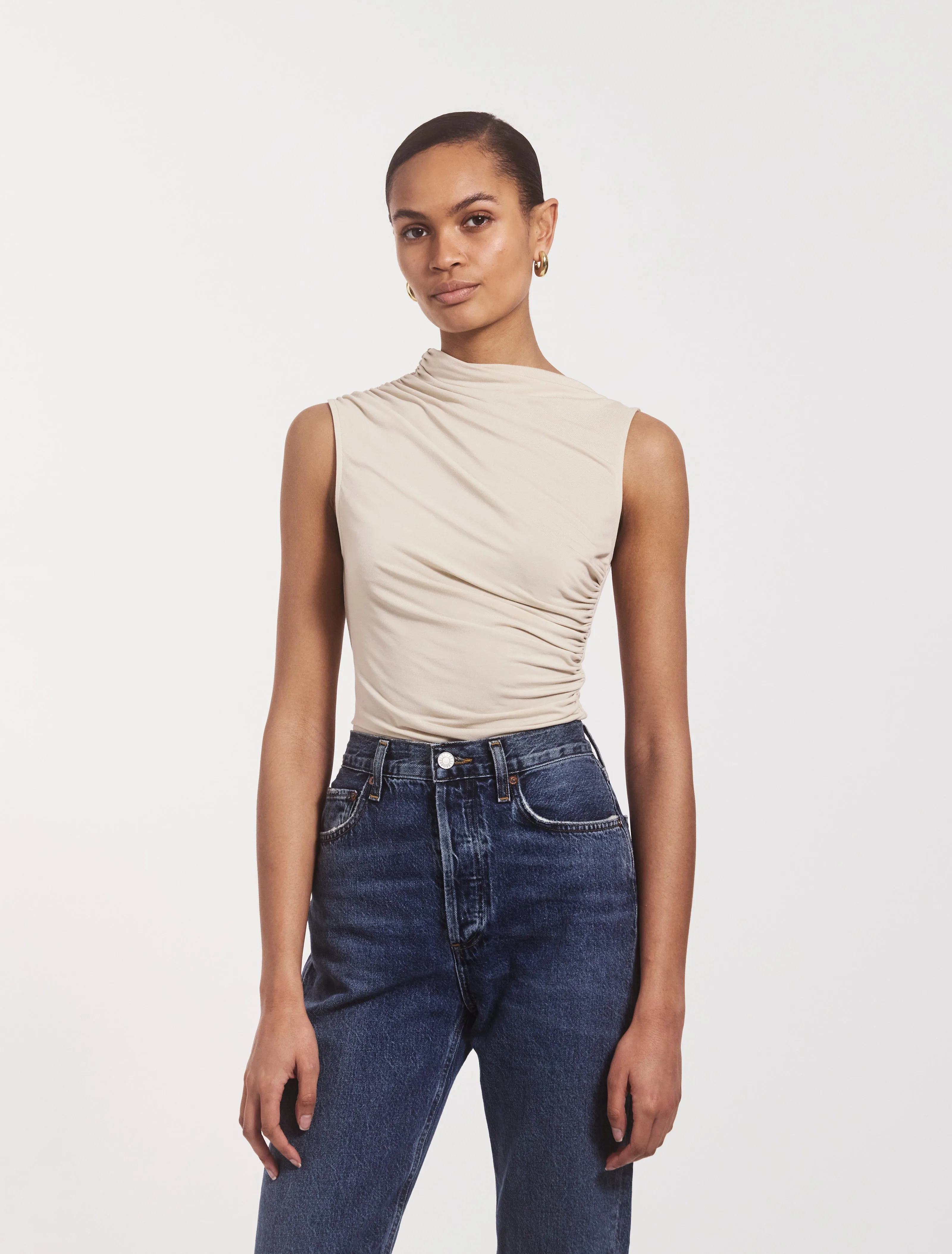 Lui Top in Enoki Mushroom sold by Ninety Percent product image thumbnail 3