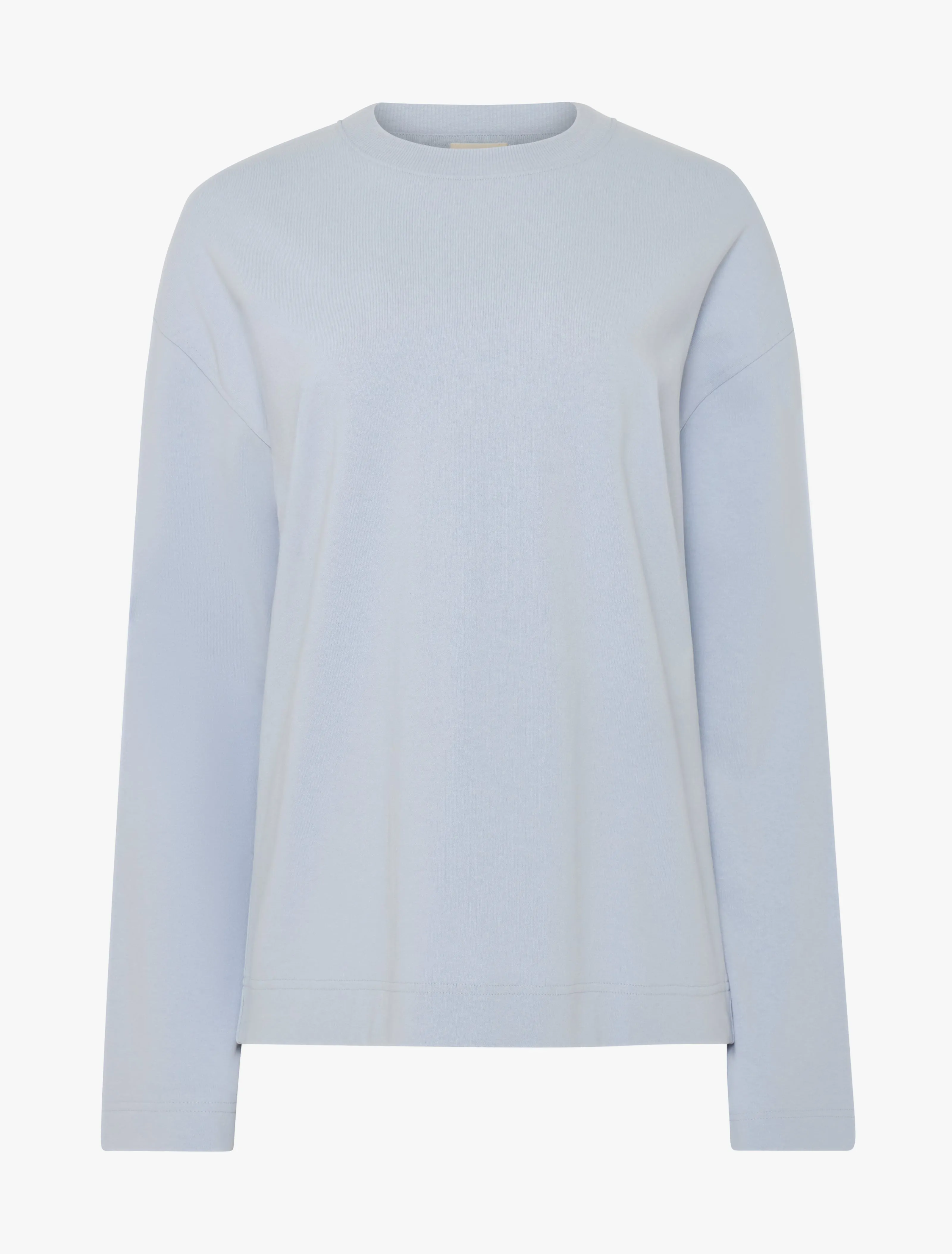 Compact Cotton Boyfriend Long Sleeve T-Shirt in Sky sold by Ninety Percent product image thumbnail 4
