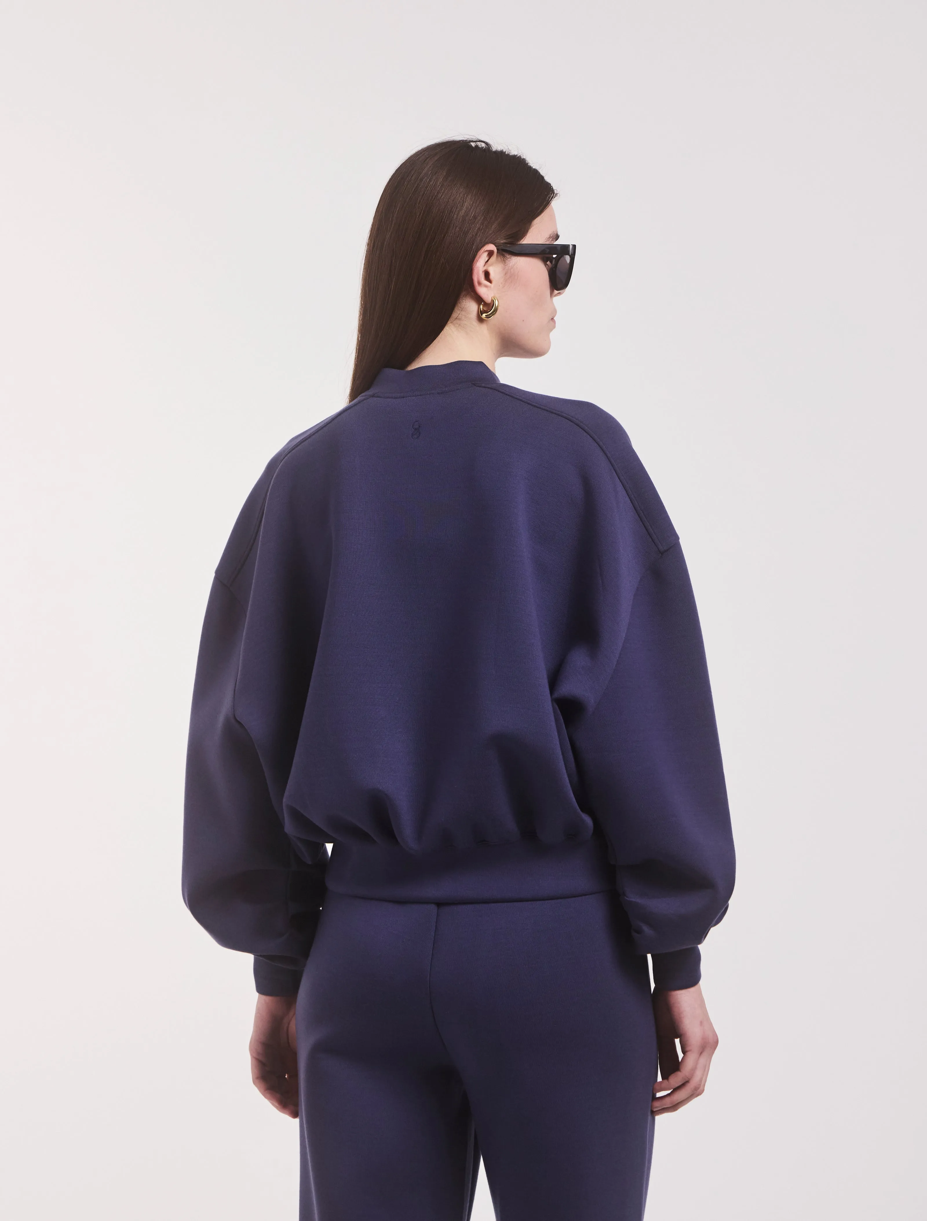 Classic Lounge Zip Jacket in Summer Navy sold by Ninety Percent product image thumbnail 5